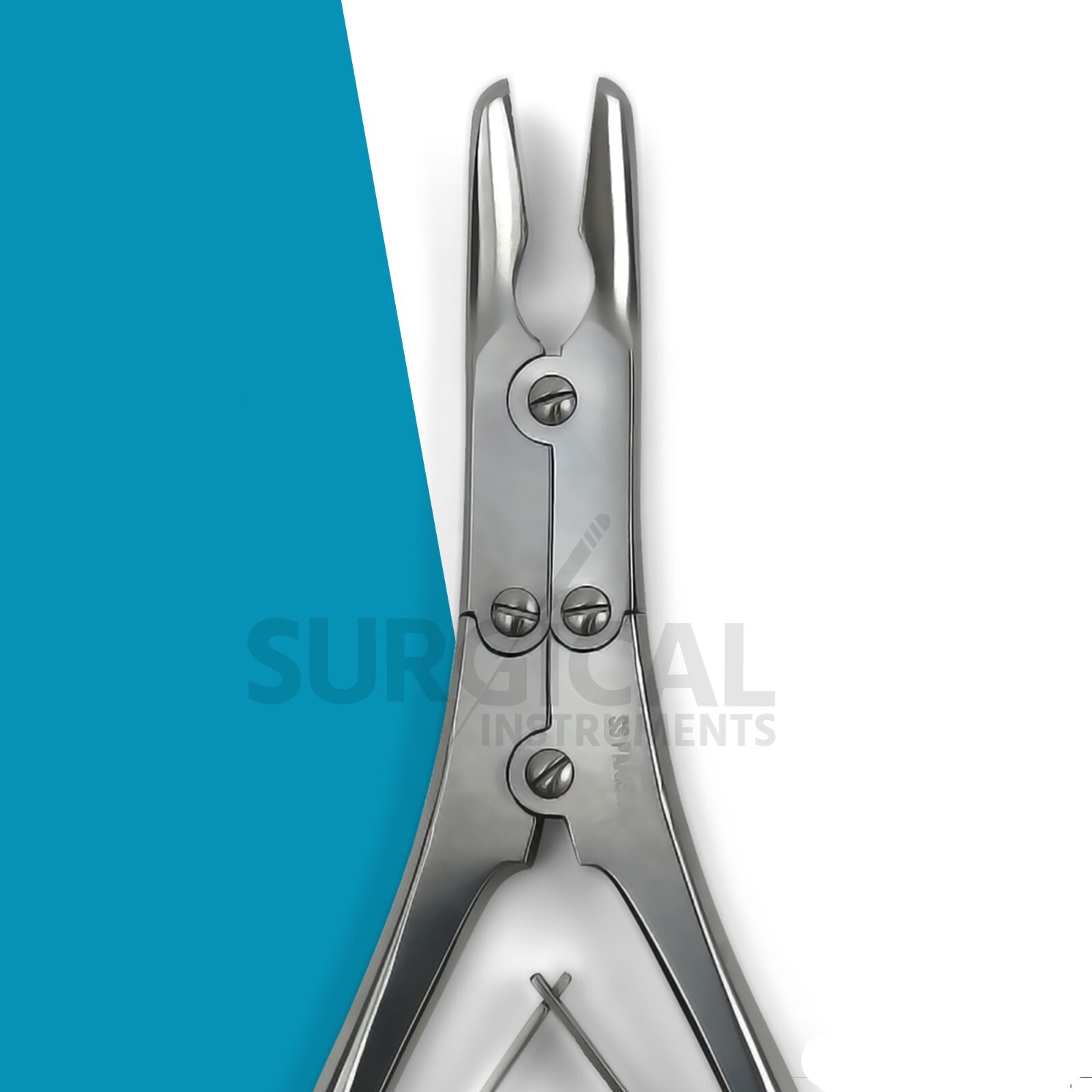Ruskin Bone Rongeur 7.50″ Curved 5mm Bite Double Action Stainless German Grade