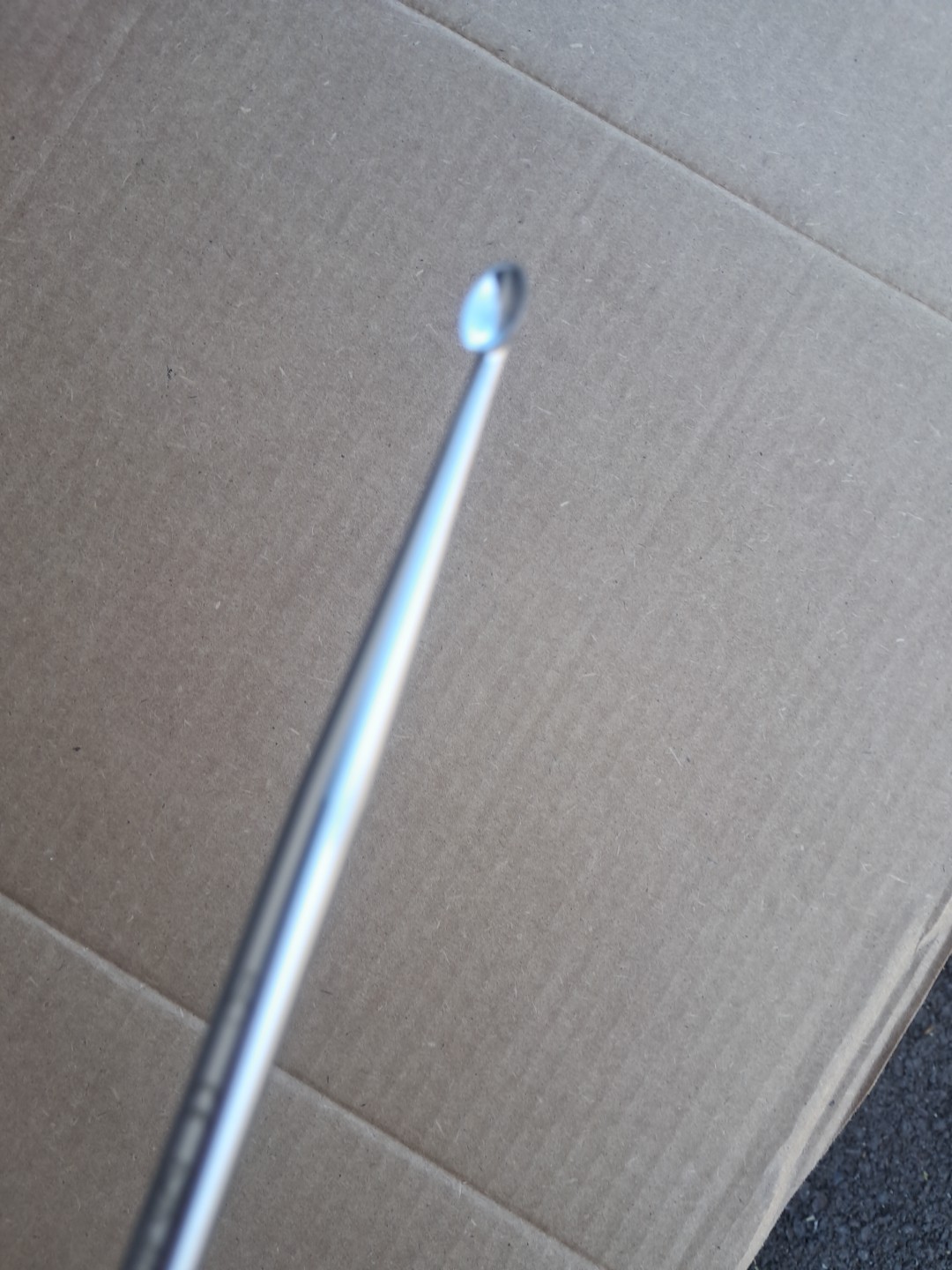 Globus Medical Straight Bone Curette 625.407 With Aluminum Handle