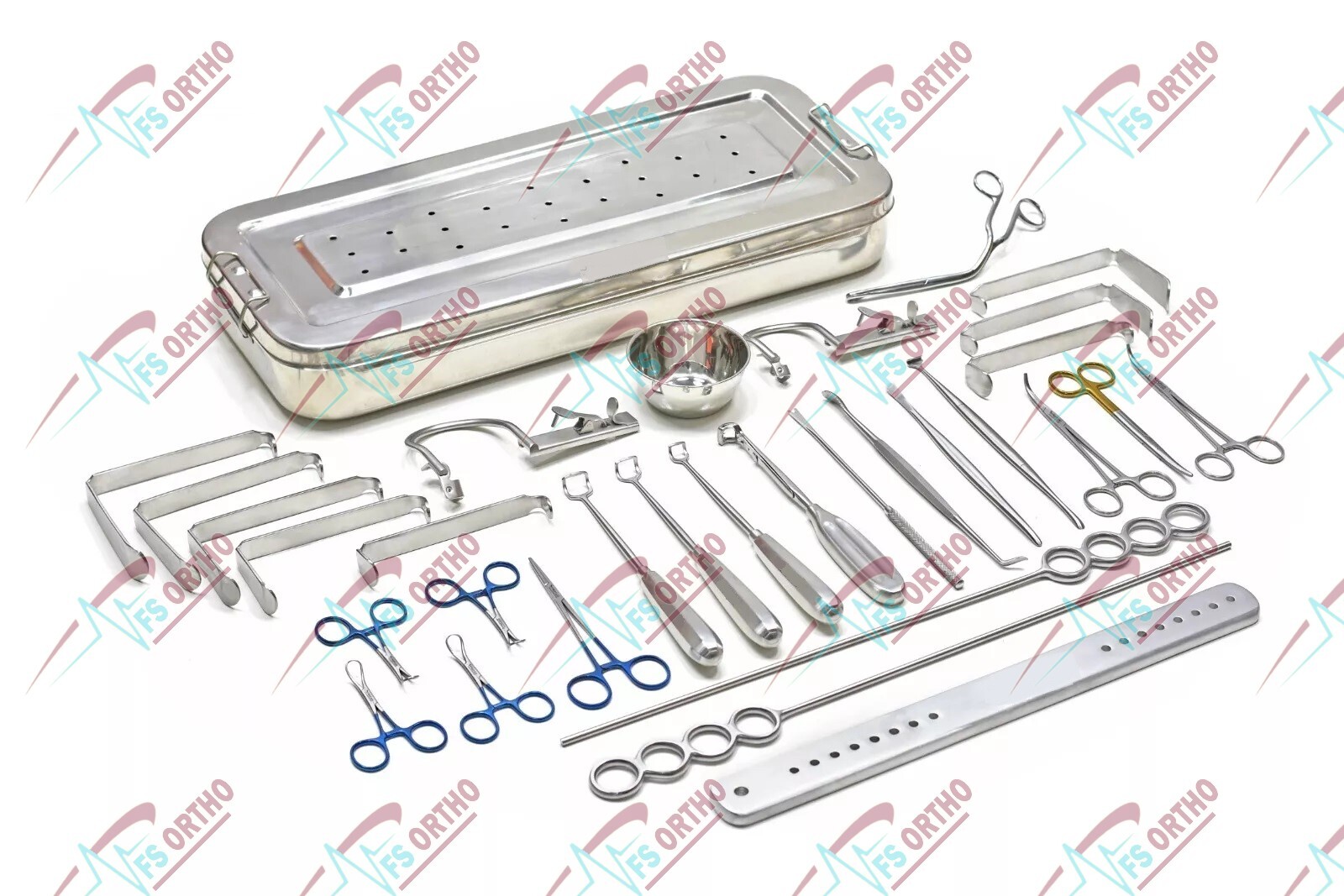 Tonsillectomy Adenoidectomy Ent Surgical Instruments Set Box High Quality