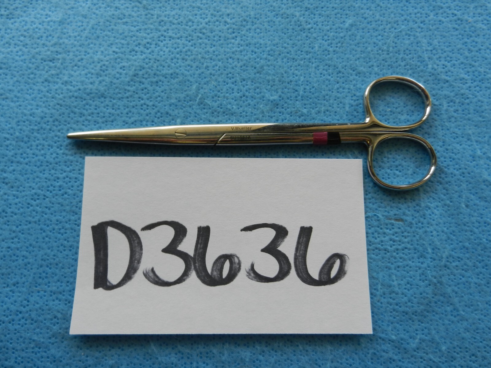 D3636 V. Mueller Surgical 6-3/4in Mayo Scissors SU1821A