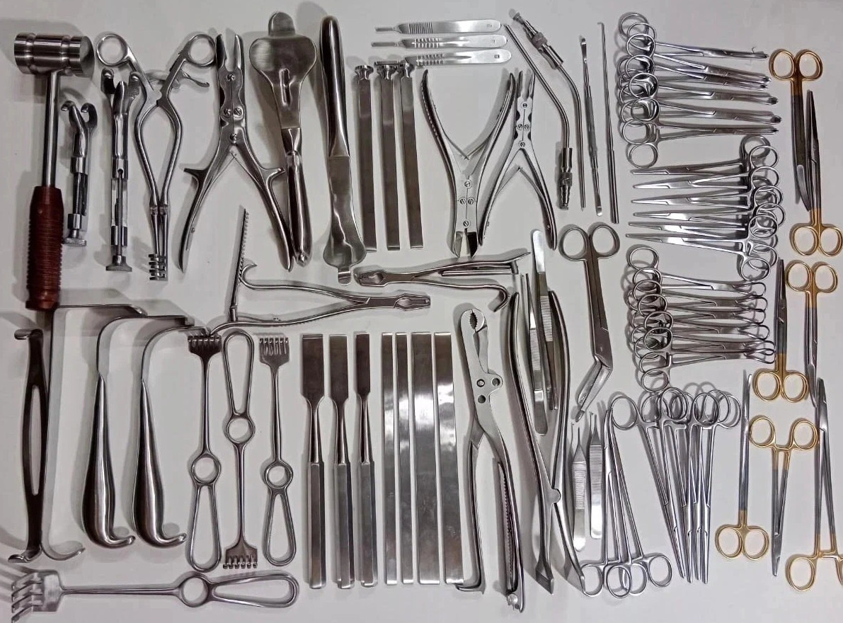 Basic Major Orthopedic Lot Of 74 Pcs Set Surgical Instruments