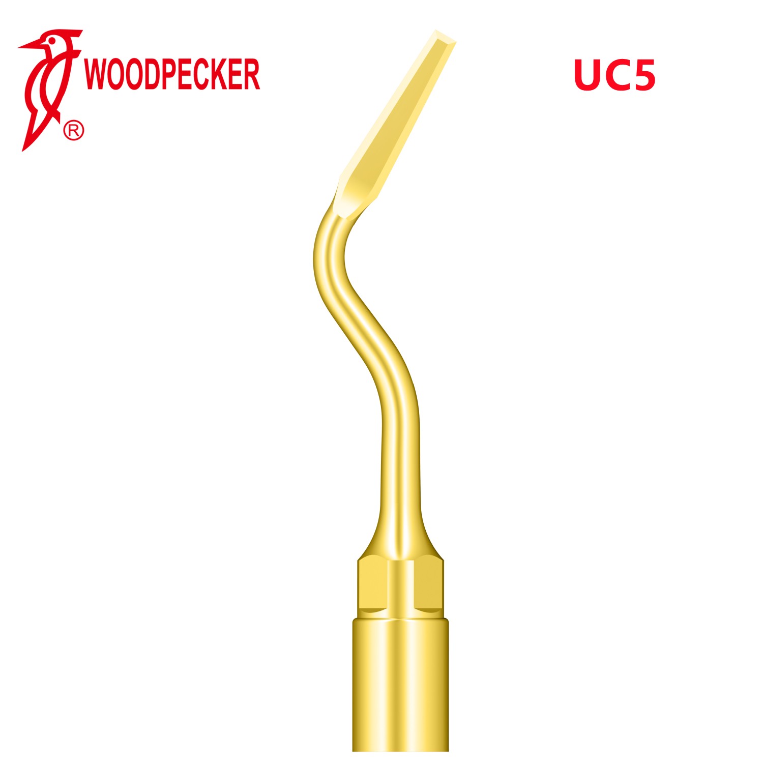 Woodpecker Dental Perio Bone Surgery Tips UC5 1pc/pk US-II LED AI-SURGERY