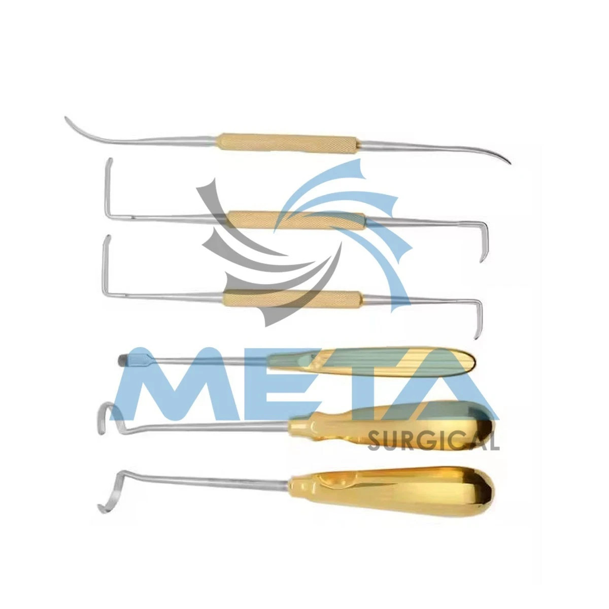 Rhinoplasty Costal Cartilage Surgical Instruments Orthopedic Set of 6 pcs