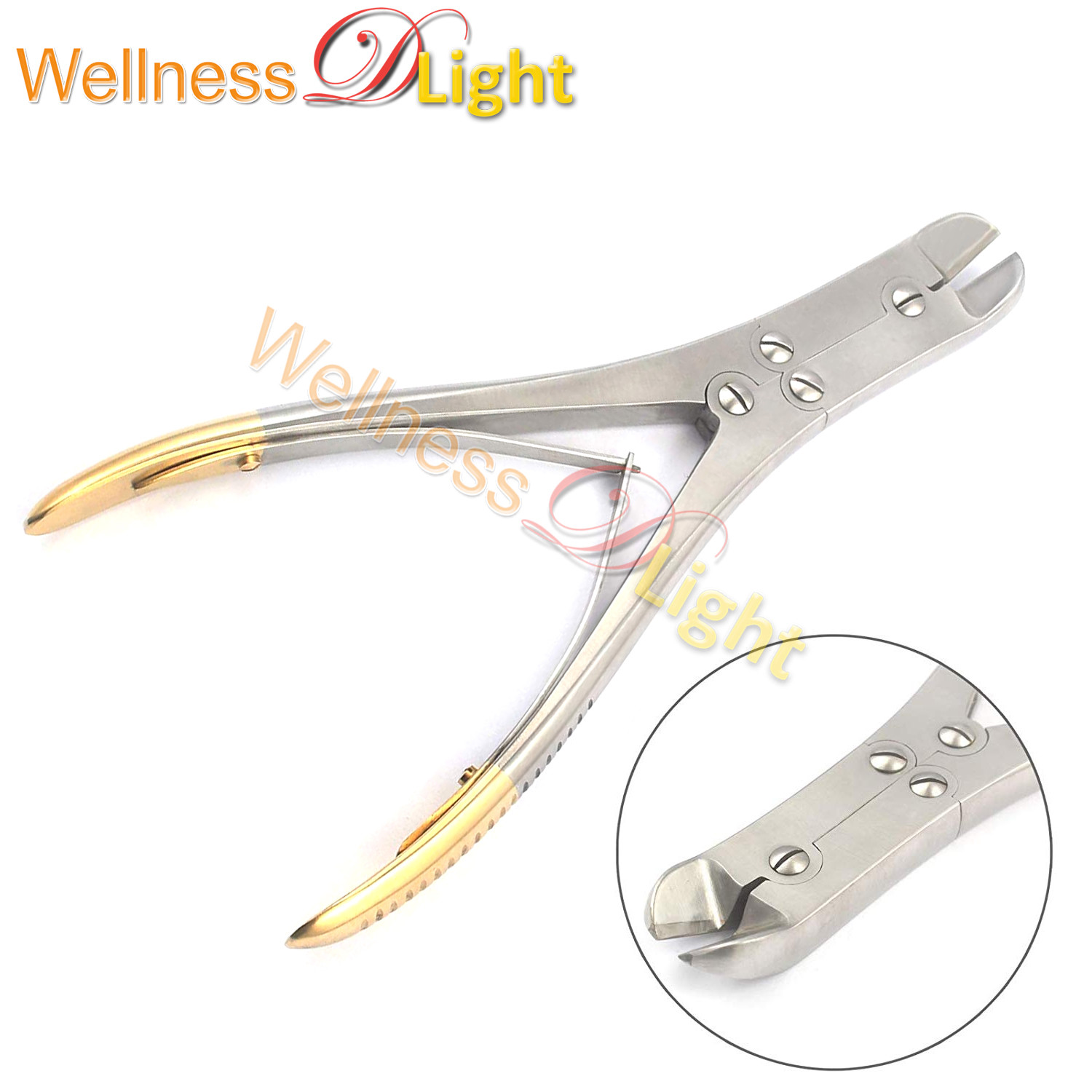 Wdl T/c Pin & Wire Cutter Orthopedic Surgical 8.5″ Angled Curved Stainless Steel