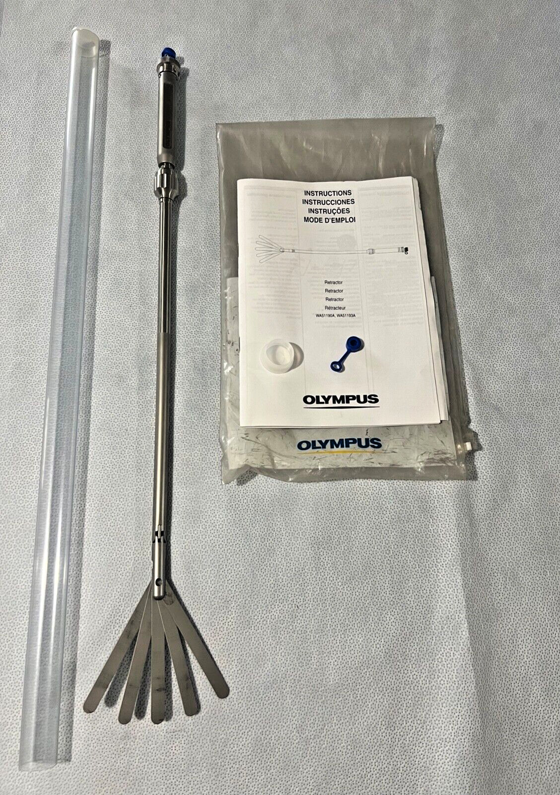 Olympus WA51193A Deflectable Fan Retractor 5 Blades 10mm X 380mm w/ Extra Cap