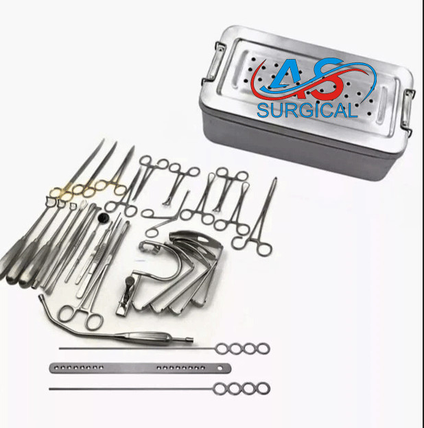 Basic Orthopedic Surgery Set of 30 PCS Of Surgical Instruments With Box