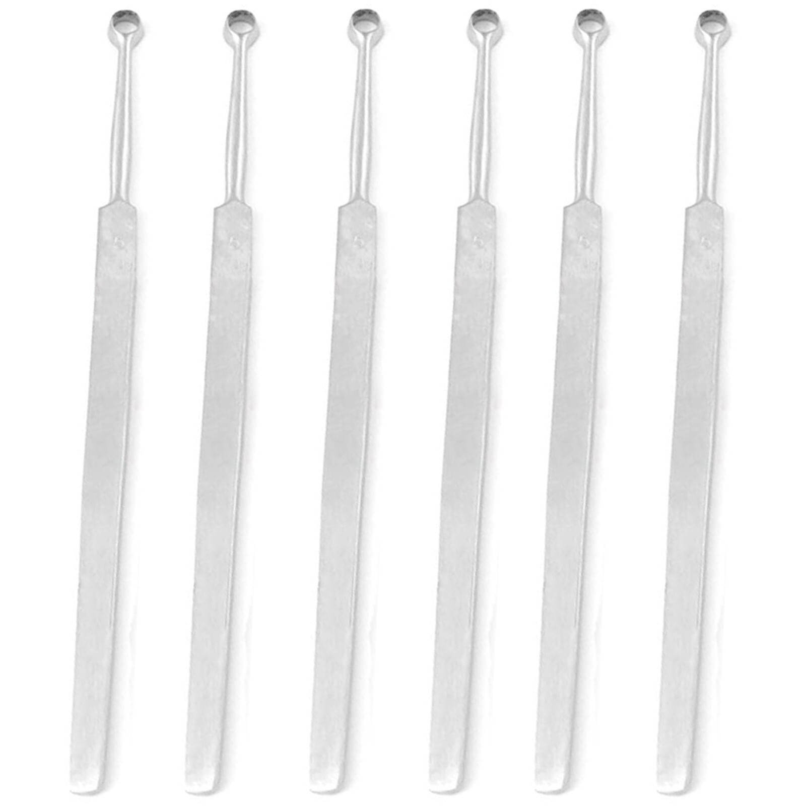 6 Fox Dermal Curette 3mm Surgical Dermatology Instruments