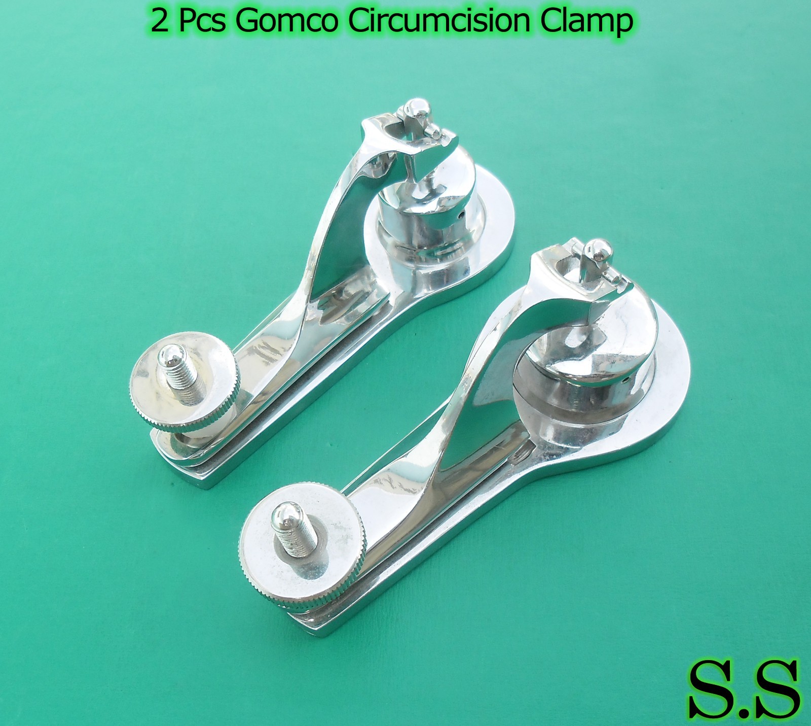 2 PCS Gomco Circumcision Clamp 2.8cm & 2.9cm Surgical Instruments