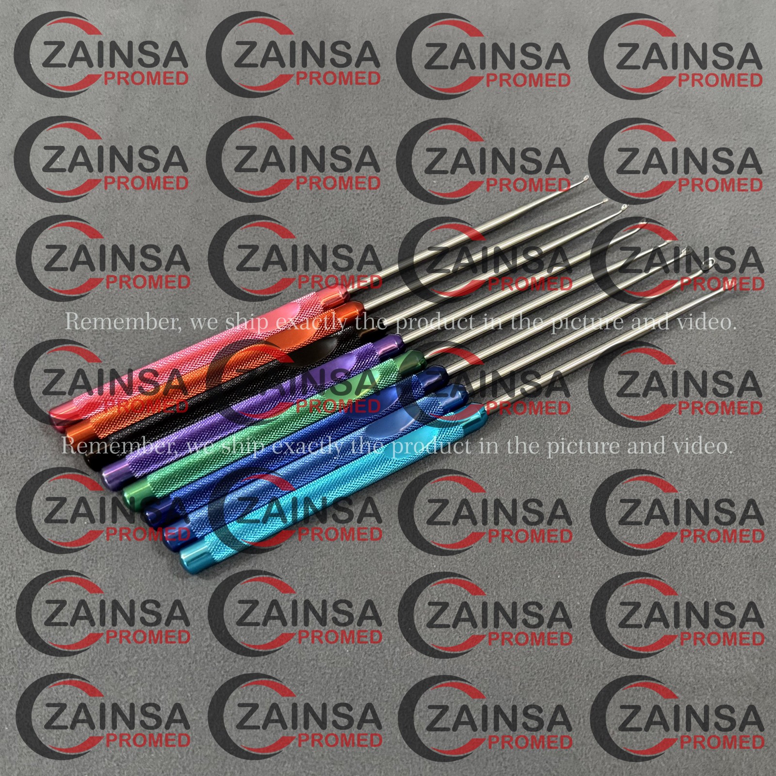 Cervical Curettes, Spinal Surgery Instruments Set of 8 Pcs German Steel Quality