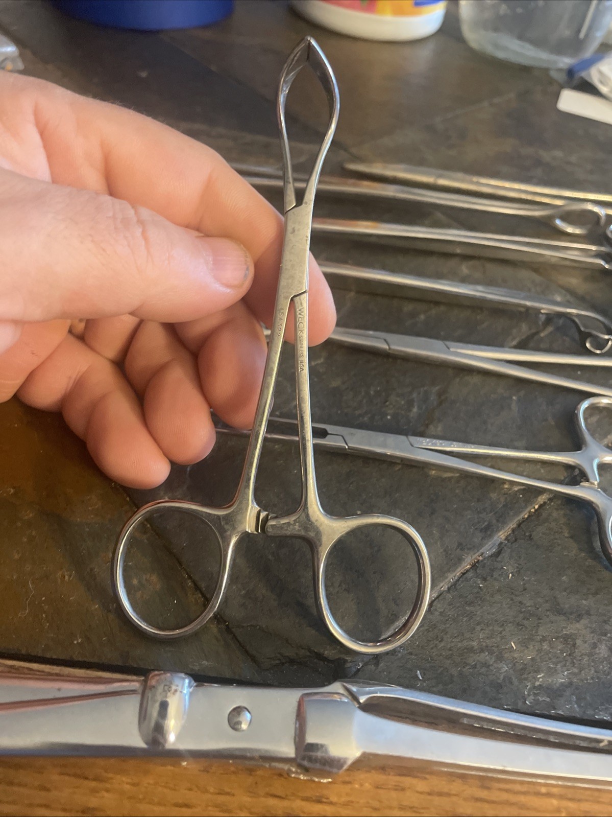 LOT OF 9 STAINLESS STEEL SURGICAL MEDICAL DENTAL INSTRUMENTS