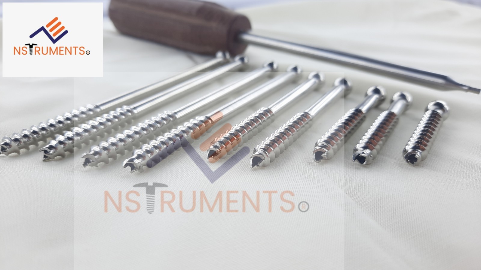 6.5mm Cannuläted Cäncellous Screws 16mm thread Stainless Steel-316L (140 pcs)