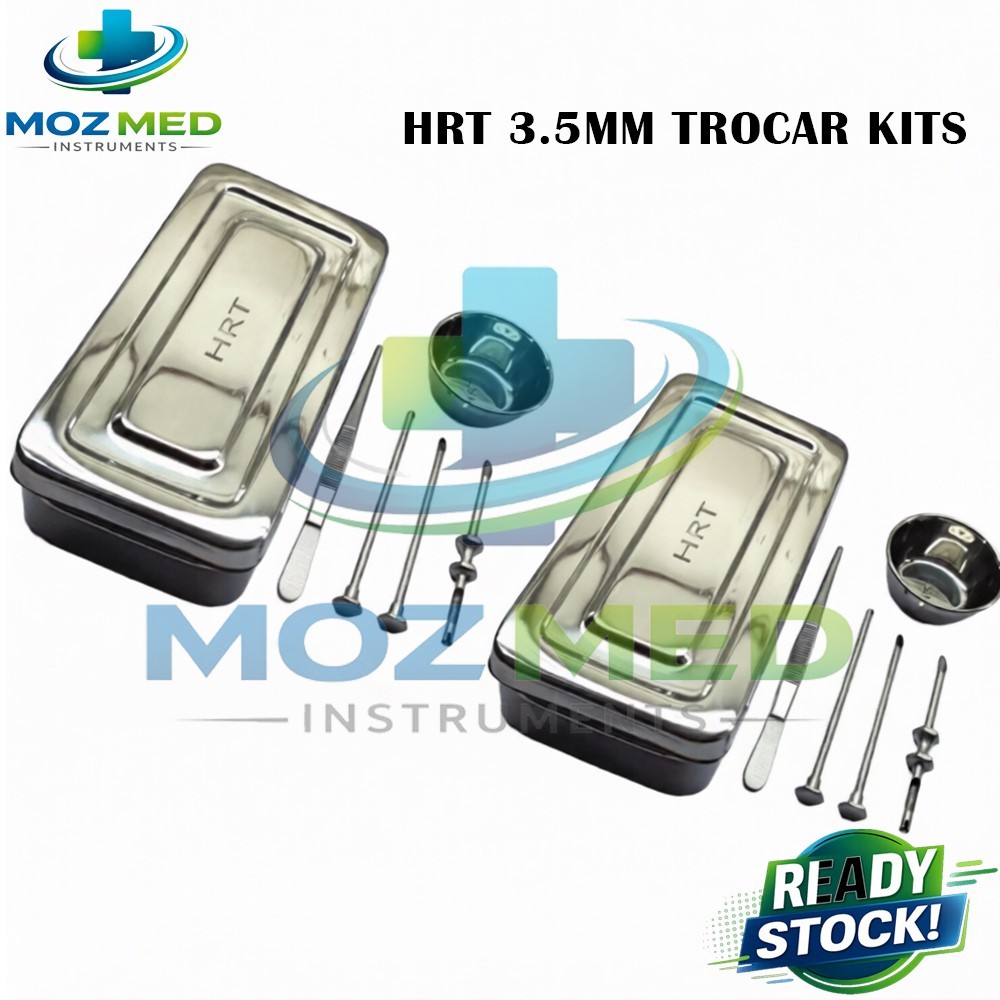 3.5mm HRT Trocar Kits 2 Sets Hormone Replacement Pellet Insertion Trocars