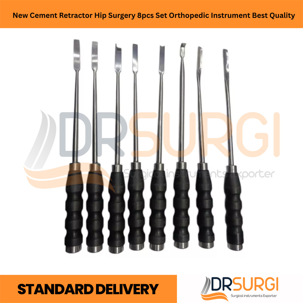 New Cement Retractor Hip Surgery 8pcs Set Orthopedic Instrument Best Quality