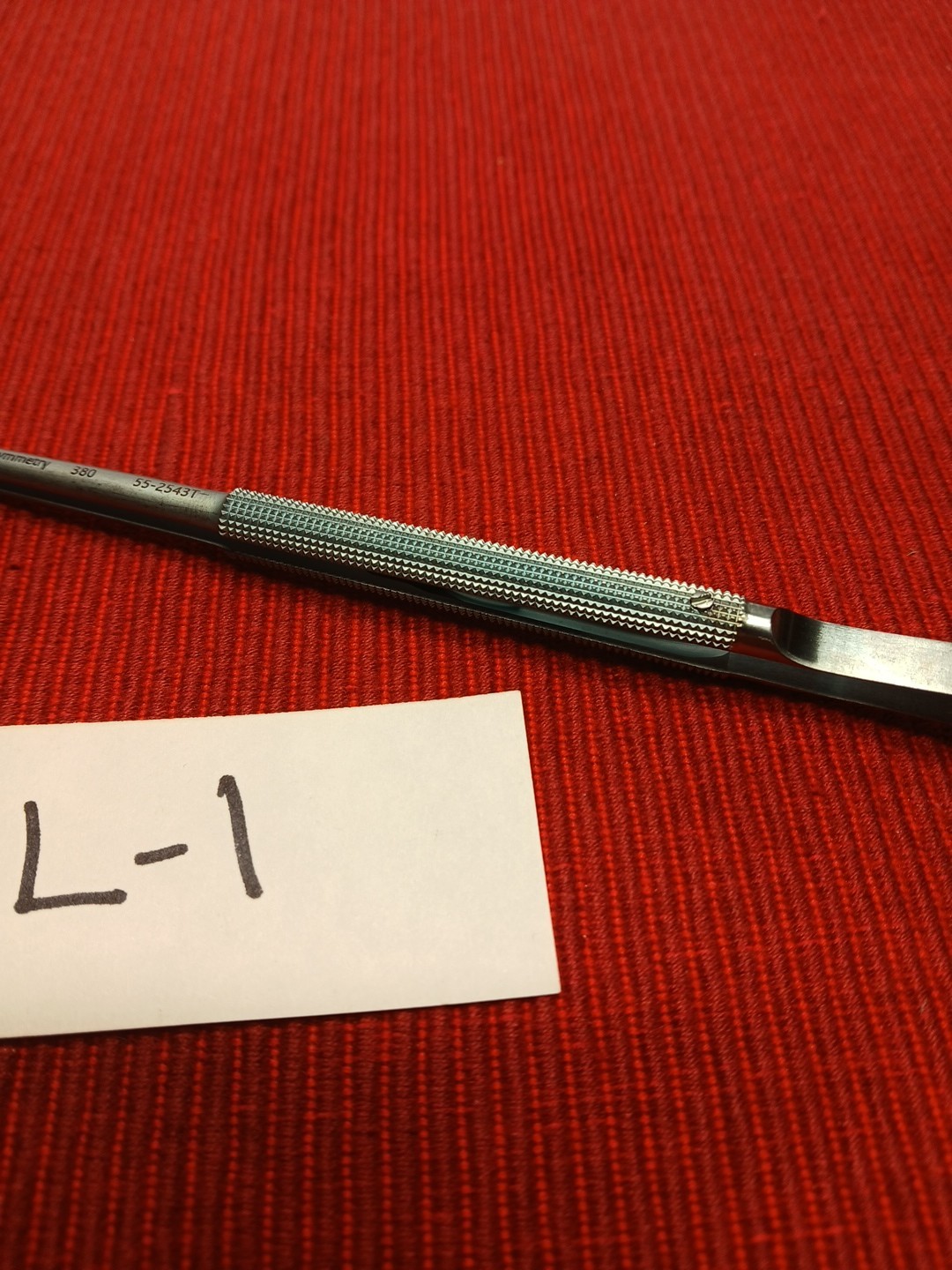 SSI Ultra 55-2543T Titanium Jacobson Needle Holder Straight w/ Lock 10″ Length