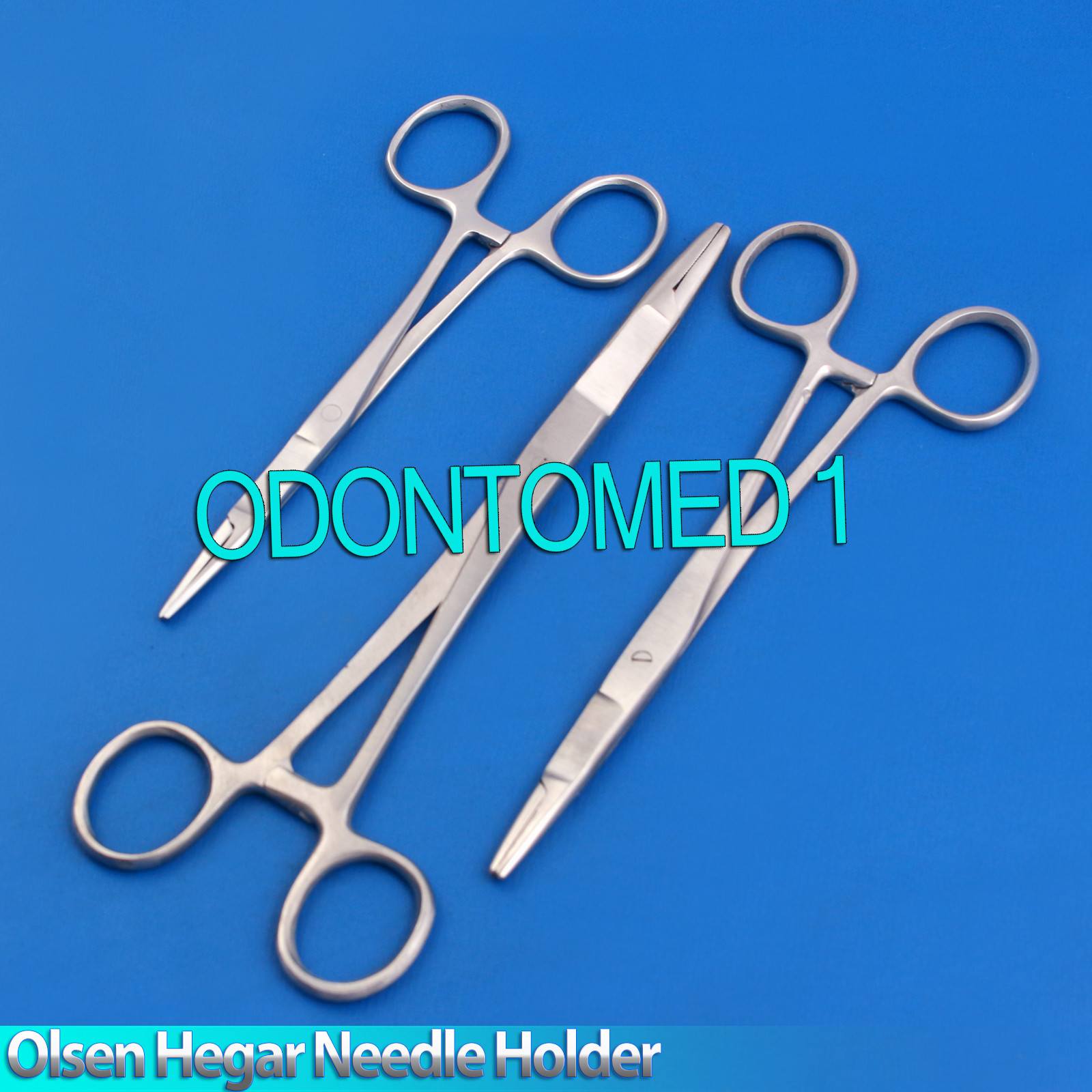 Set Of 3 Olsen Hegar Needle Holder 5.5″ 6.5″ 7.5″ Surgical Dental Instruments