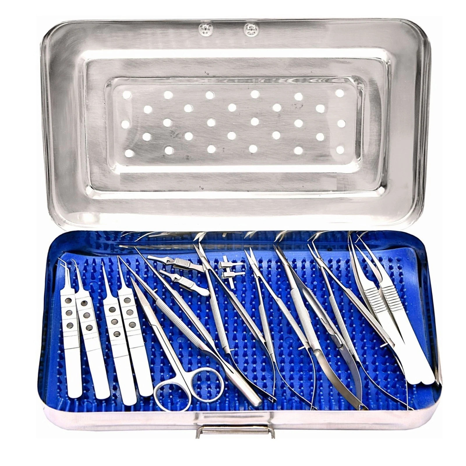 Micro Hand Surgery Instruments Kit Microvascular Clamp Surgical Suture Kit