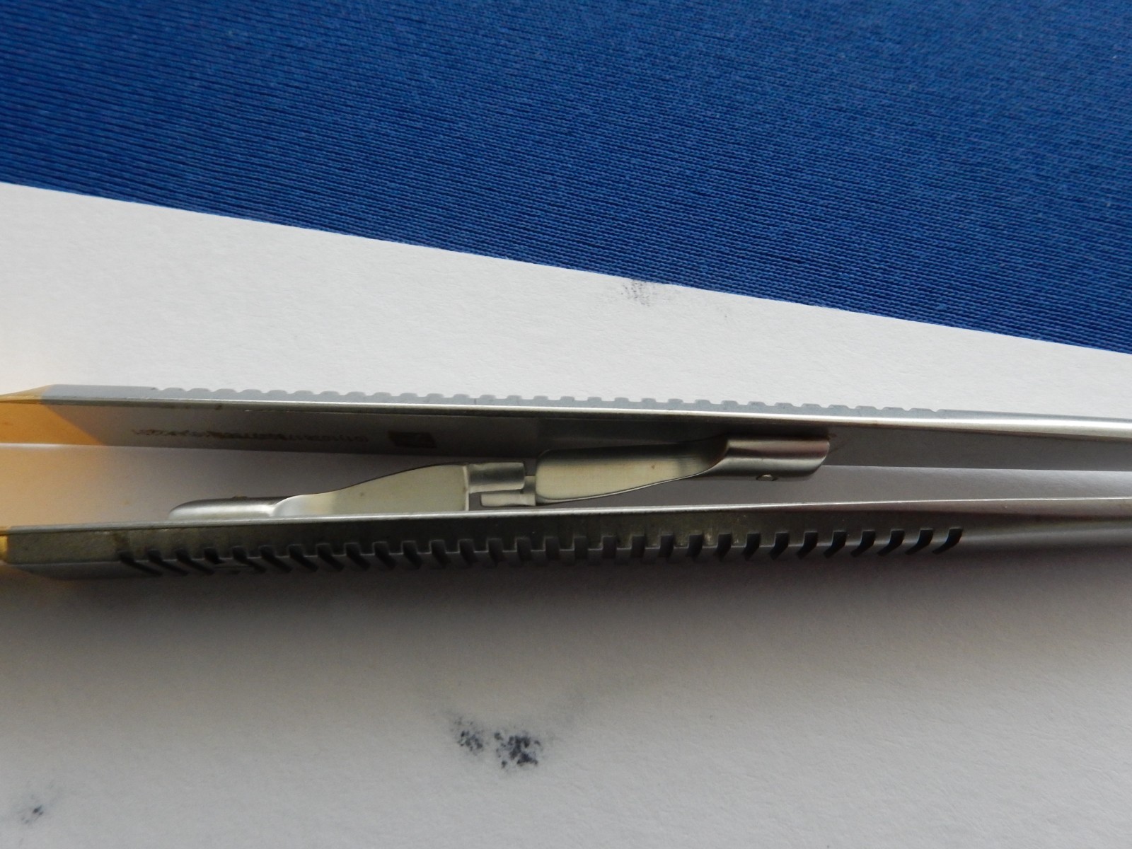 Jarit 121-229 Castroviejo Straight Serrated Jaw Needle Holder
