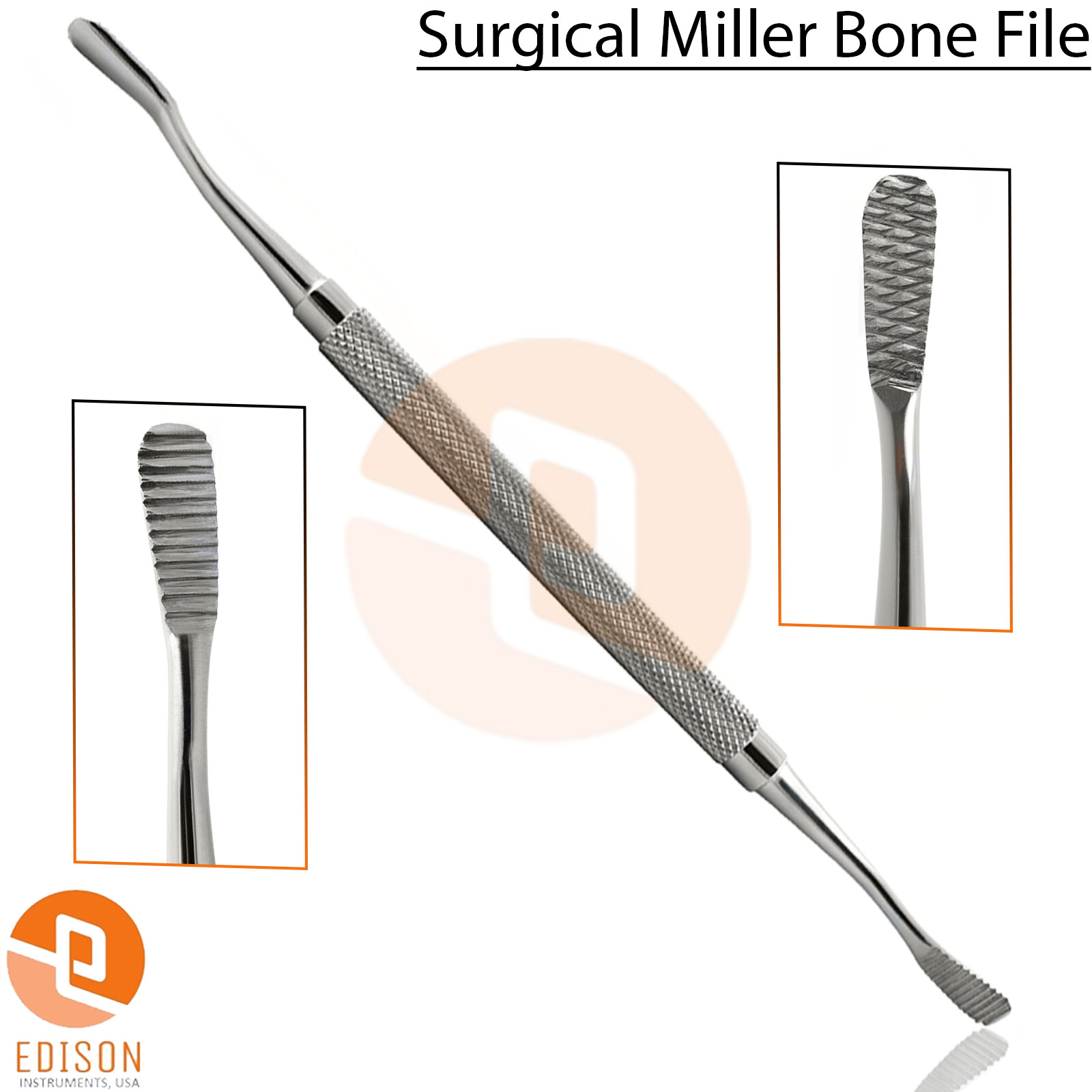 Dental Bone File Miller Filer Smoothing Bone Reshaping Oral Surgery Instruments
