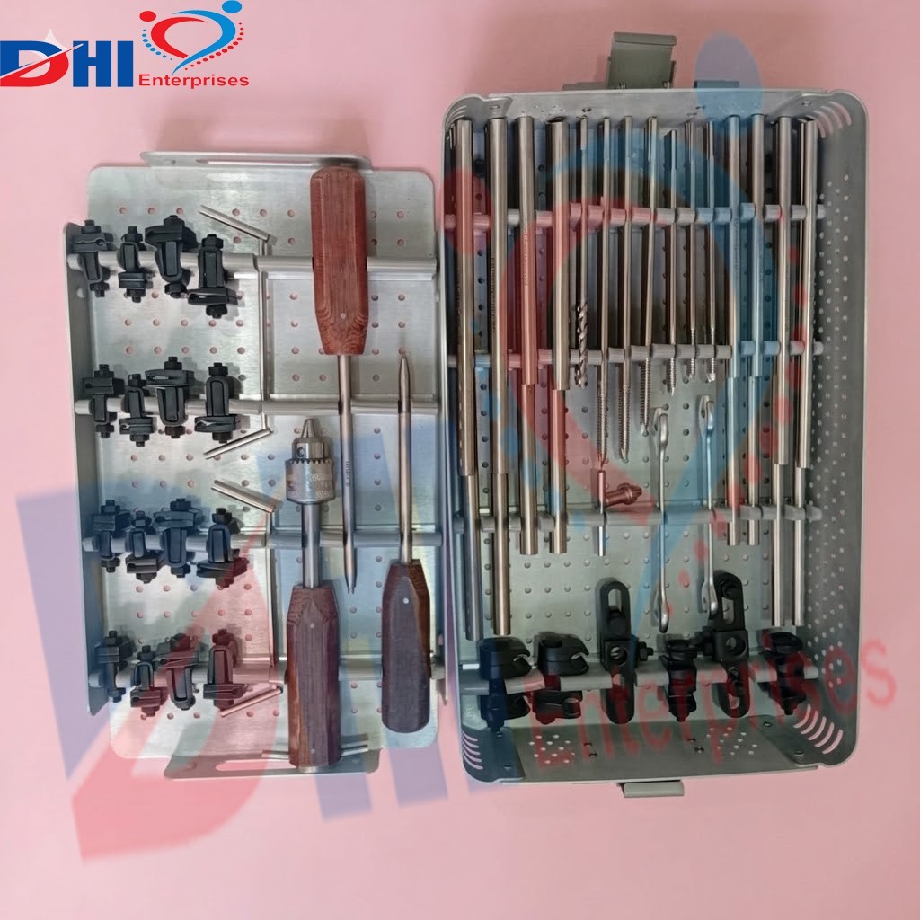 External Fixator 3.5mm-5.0mm orthopedic complete instruments set With Box