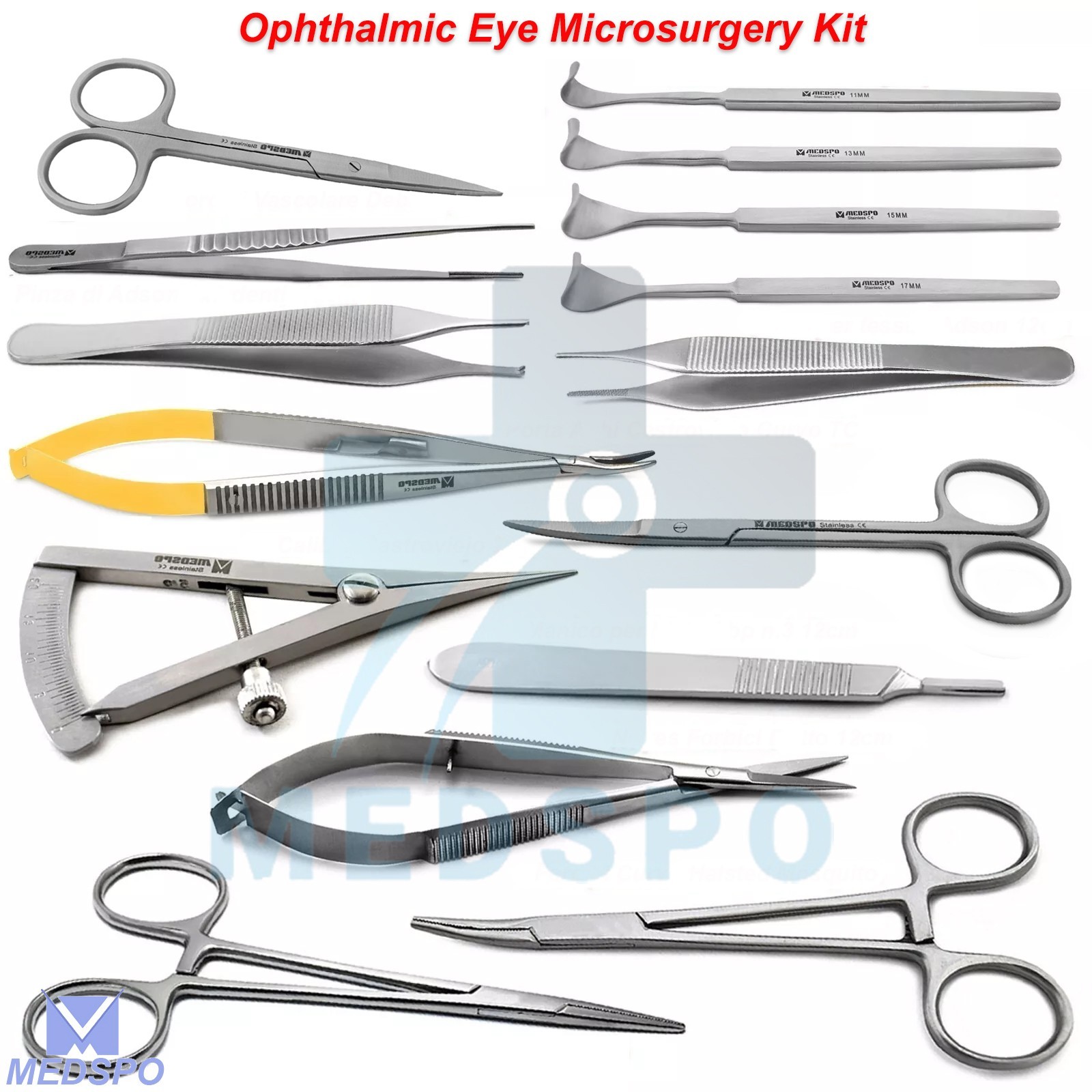 Blepharoplasty Kit Plastic Surgery Micro Eye Surgery Ophthalmic Instruments Set