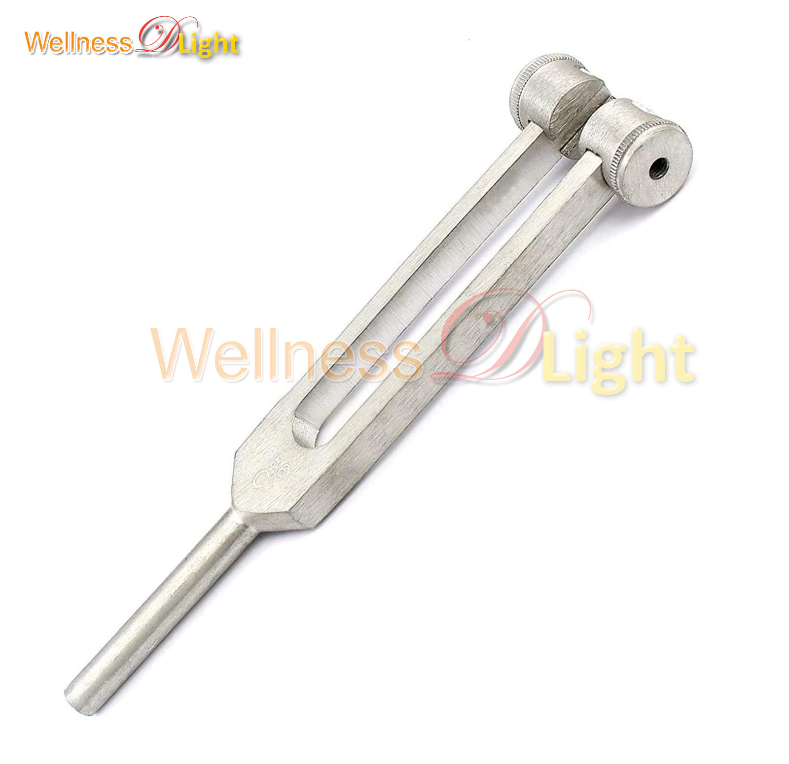 Tuning Fork (C 256) with Fixed Weights, Non-Magnetic Aluminum Alloy