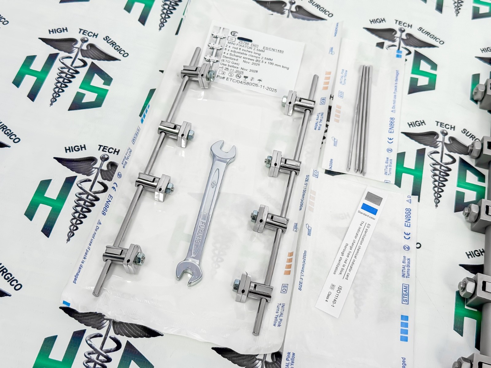 AO External Fixator 3 Sets 2.4 Distal Radius , 4.5 Tibia , 5.0 Femur Orthopedic