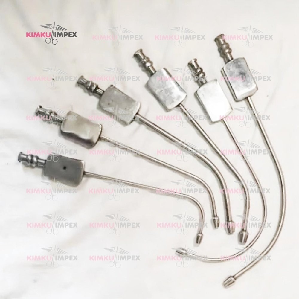 6pcs Dental Sinus Suction Tube Set – Cannula Surgical Aspiration Tips