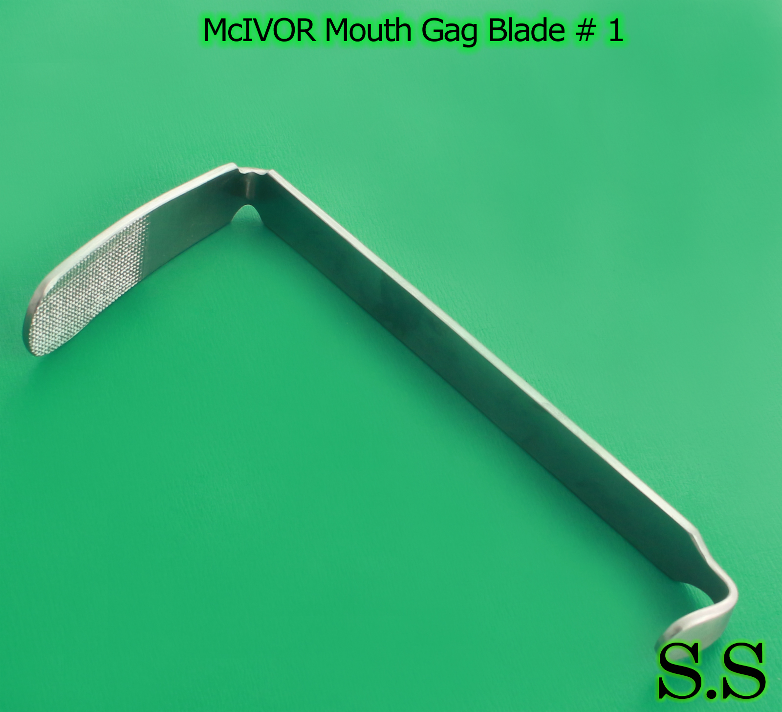 Set Of 3 Pieces McIVOR MOUTH GAG Blade Surgical Dental ENT Tonsil Instruments