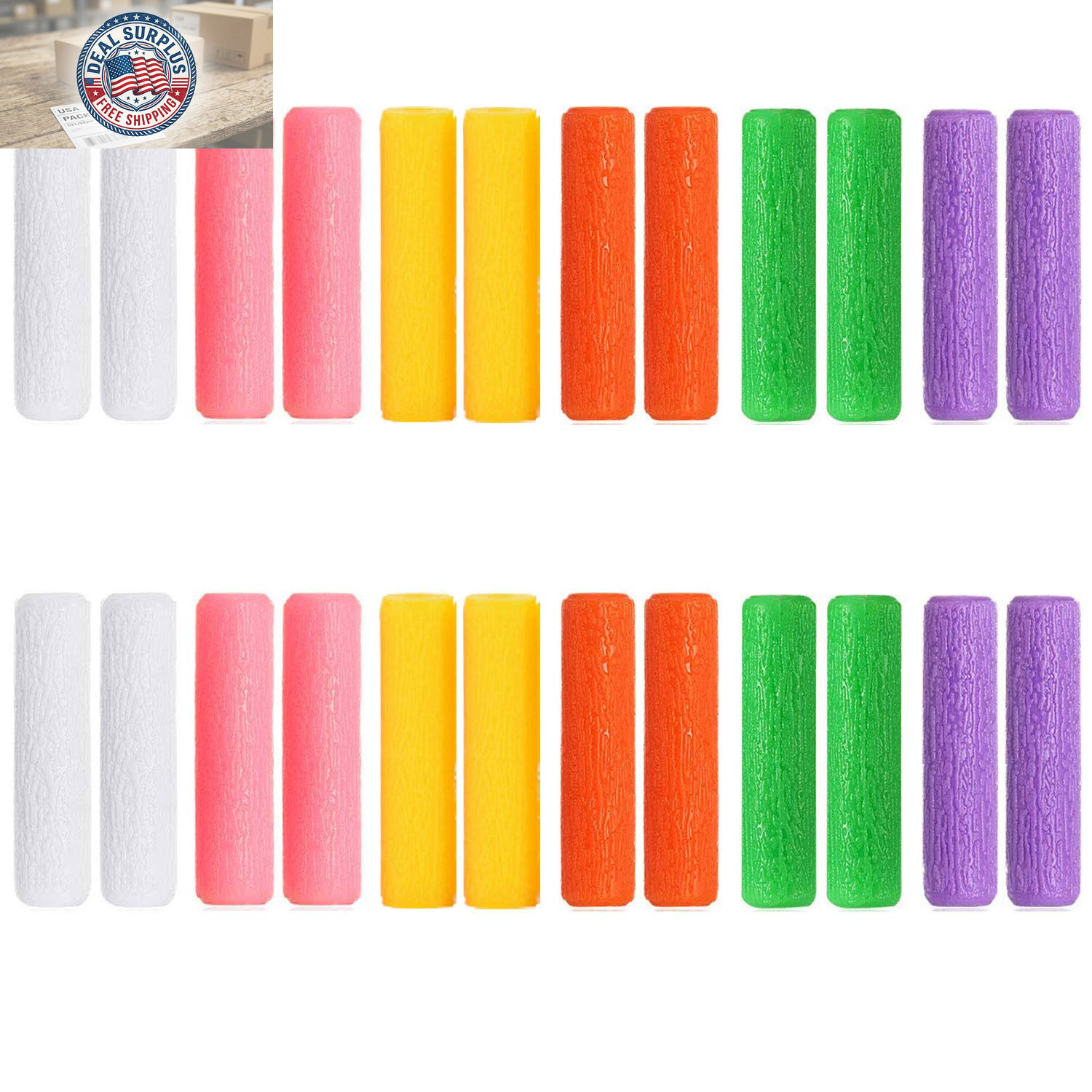 24 Pcs Colorful Orthodontic Aligner Chewies for Aligner Chompers Aligner Trays S