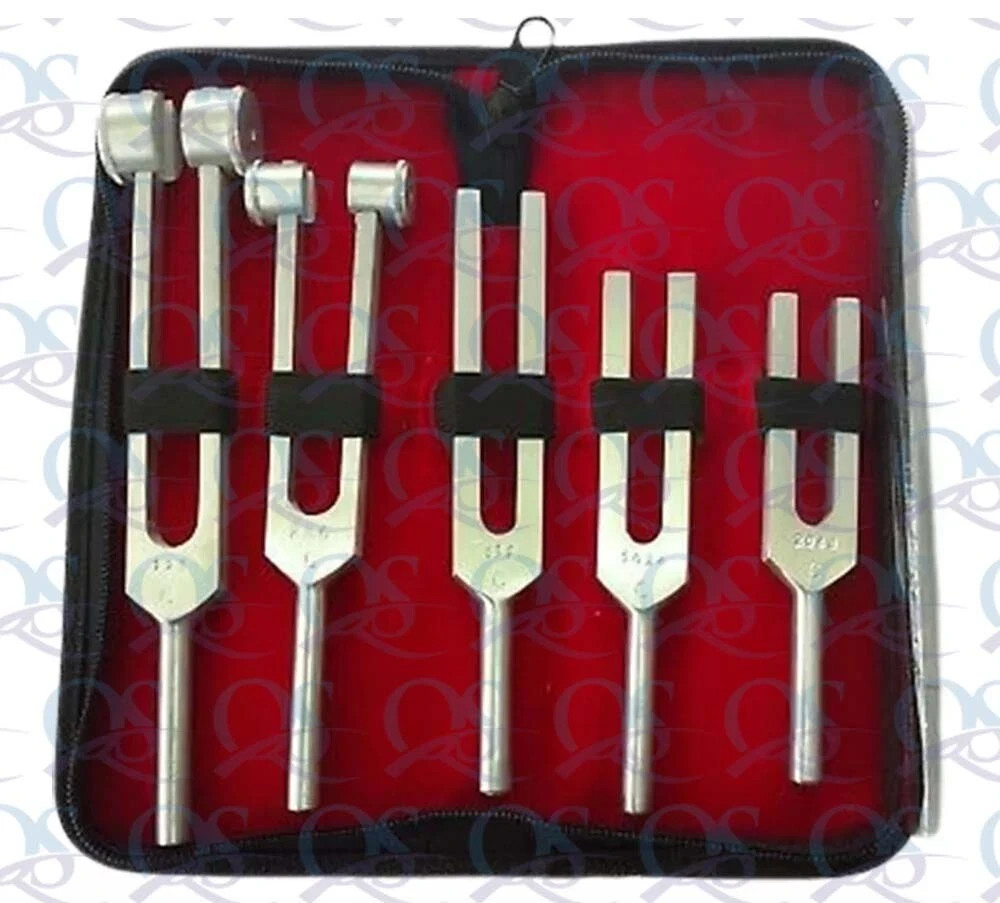 Tuning Fork Set of 5 For Healing Therapy Medical surgical diagnostic instruments