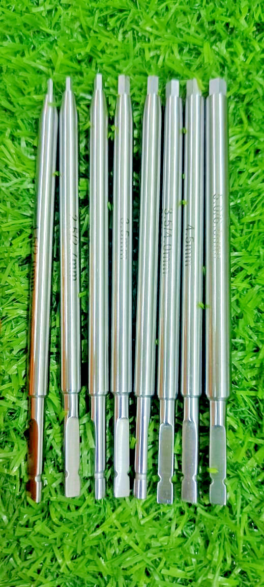 9 PC ORTHOPEDIC HEXAGONAL SCREWDRIVERS SETS ALUMINUM Quick Coupling HANDLE.