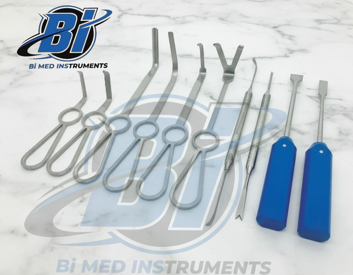 Set of 10 Pcs Minimally Invasive Orthognathic Surgery Instruments