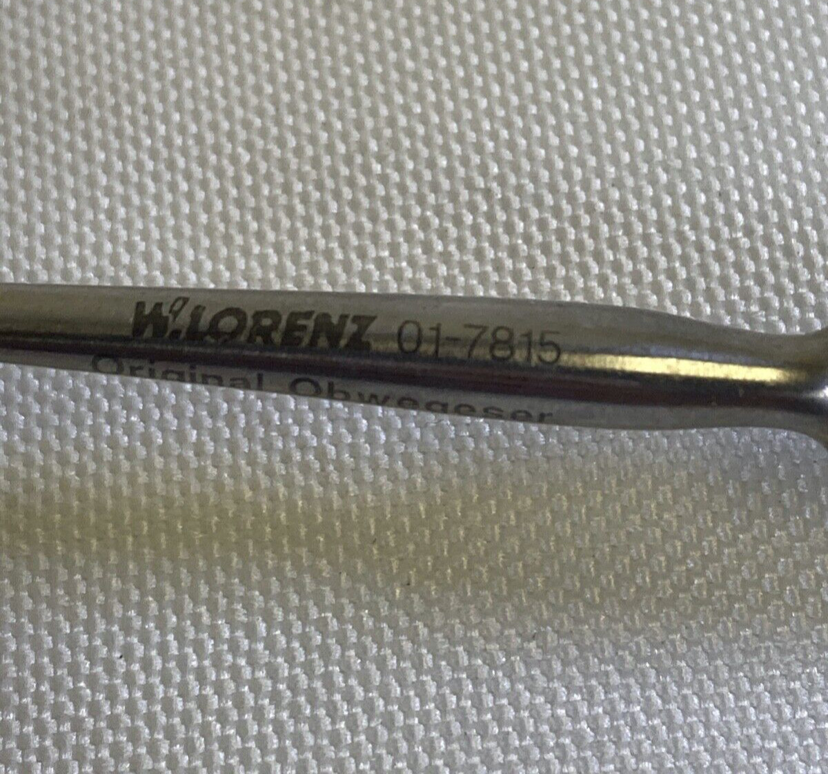 W. Lorenz 01-7815 Obwegeser Periosteal Elevator Straight & Curved Ends 21.5cm