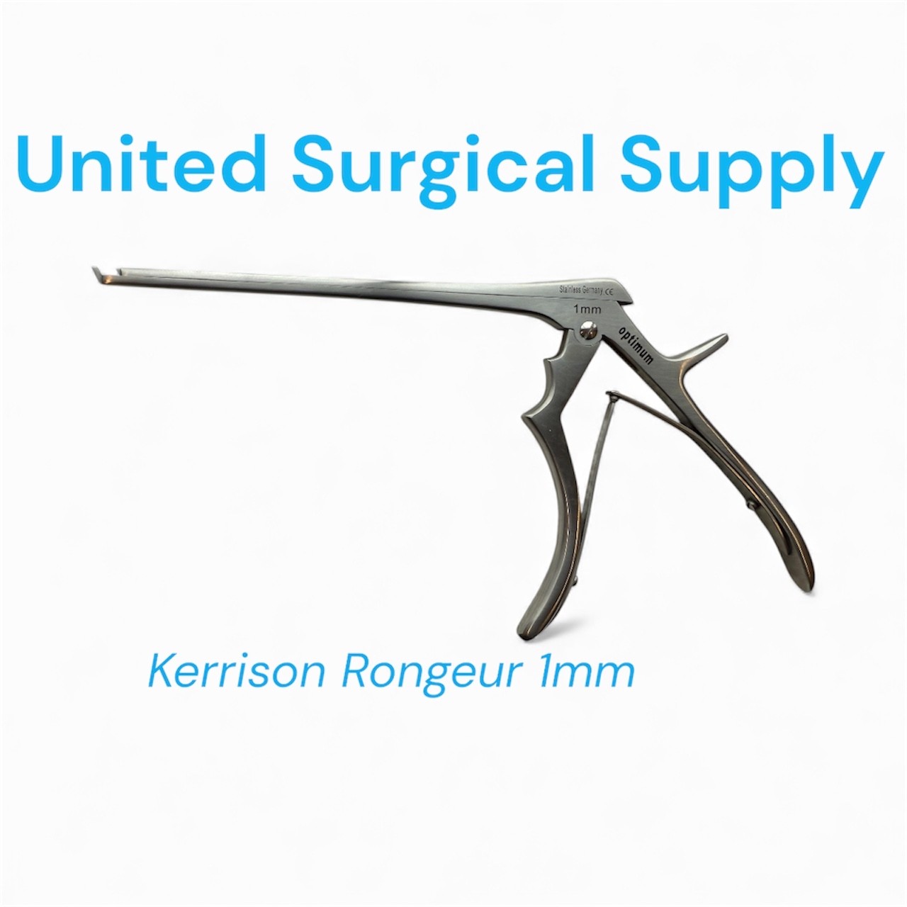 Kerrison Rongeur 1mm Surgical Instrument Stainless Steel German Optimum