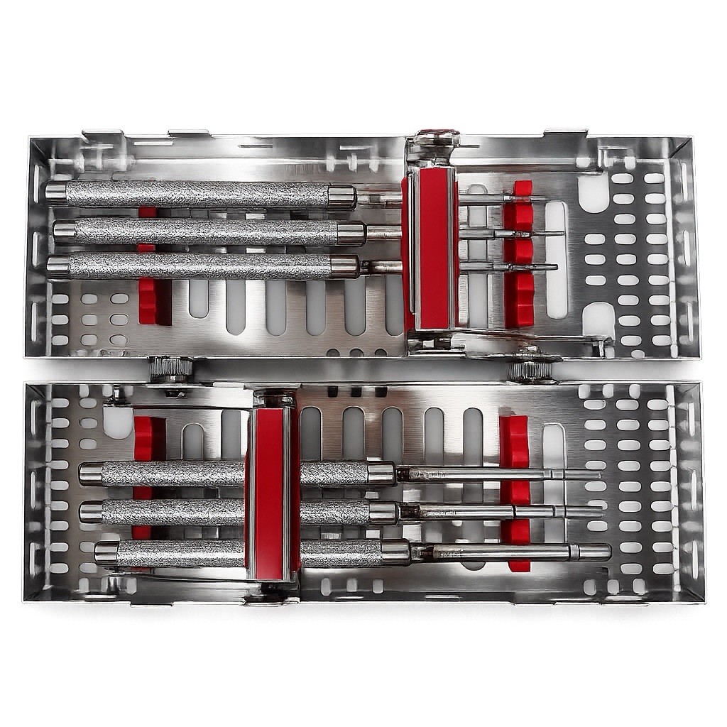Zimmer Biomet 3i Summers Osteotome Set OSTO1-5 & OSTFS w/ Hu-Friedy Case