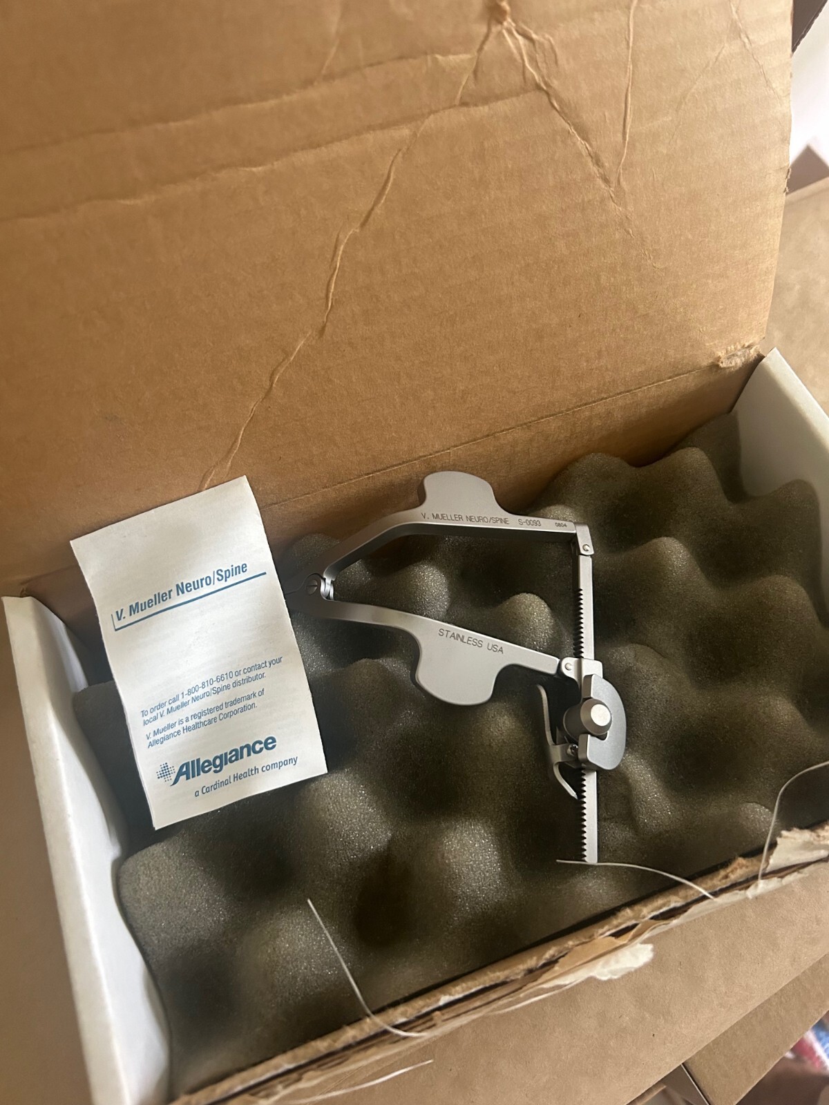 New V. Mueller Neuro/Spine Cervical Lamina Spreader 65MM