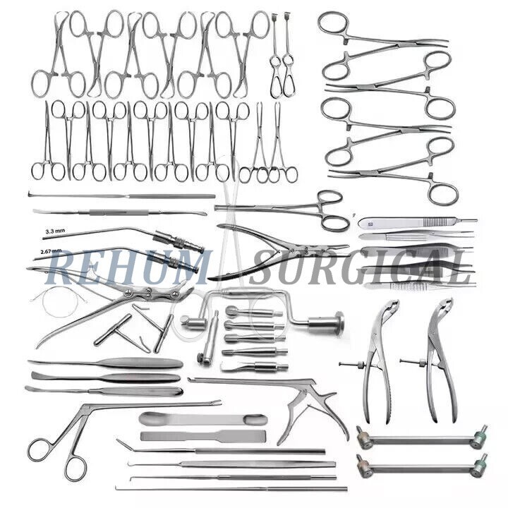 Neuro Surgery Set Of 151 PCS German Stainless Steel Surgical Instruments