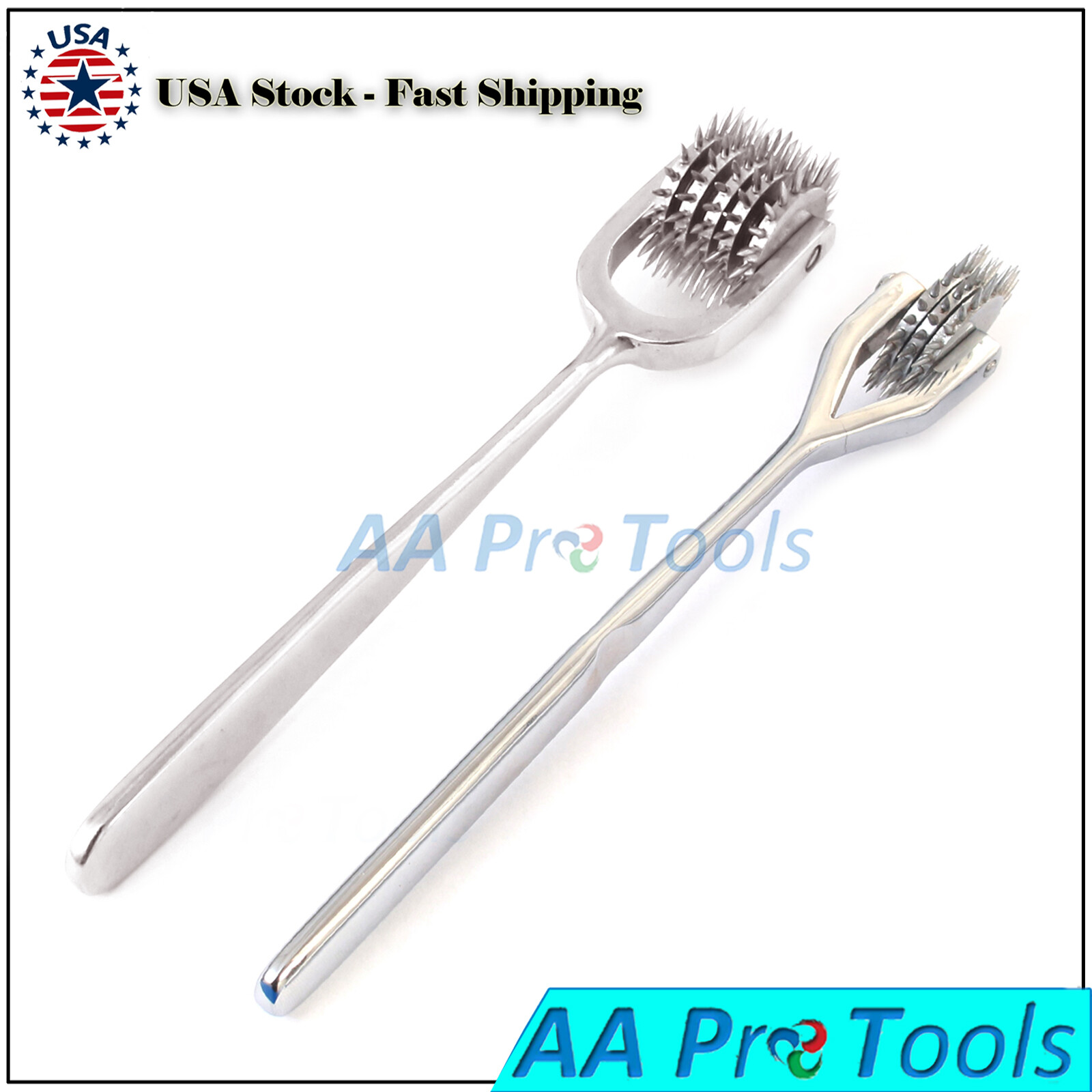 2 PCS PINWHEEL WARTENBERG Neurological Sensory 3, 5 Wheels/ Prongs Diagnostic