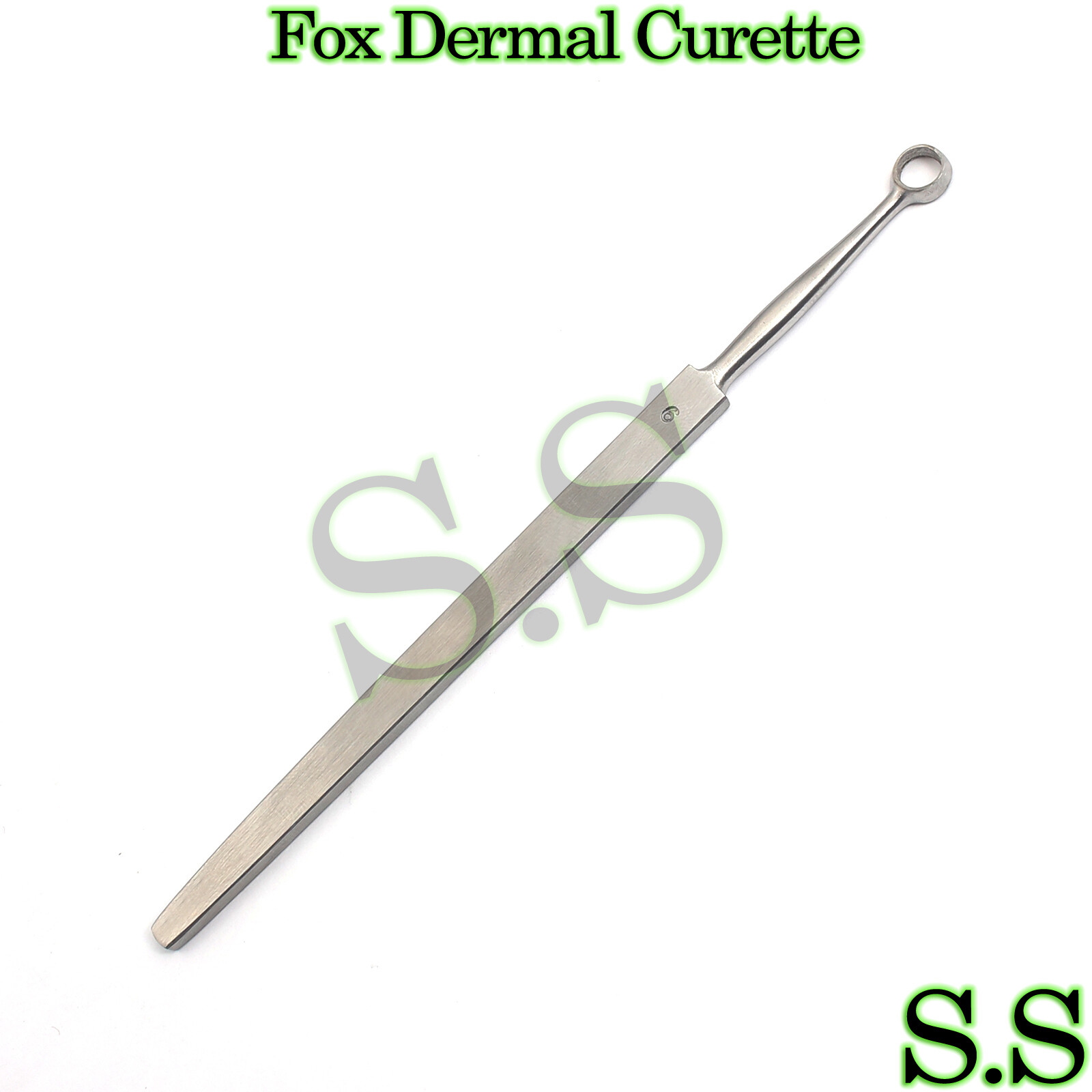 Fox Dermal Curette 6mm Surgical Dermatology Instruments