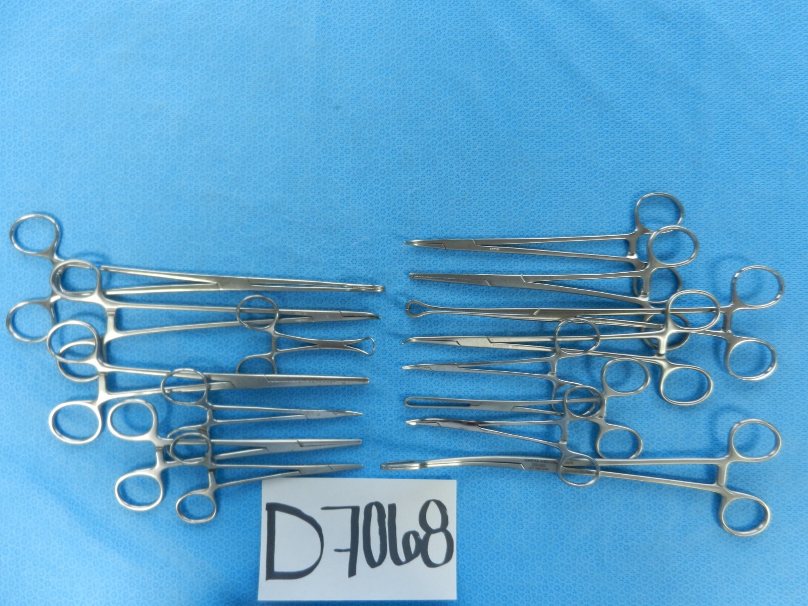 D7068 Jarit Pilling Weck V. Mueller Surgical Forceps Lot of 15 9-25cm