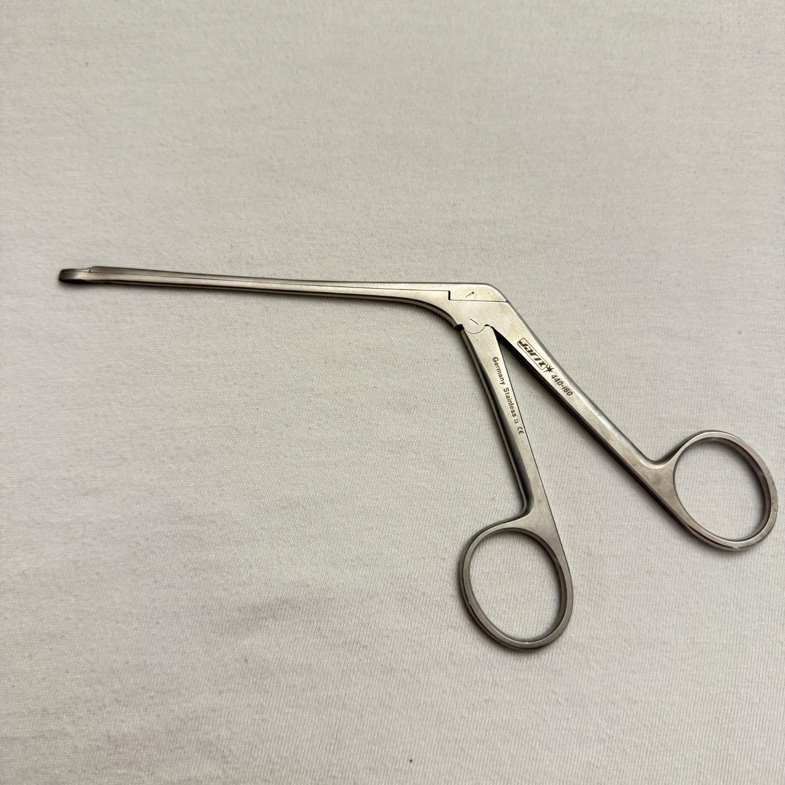 Jarit 440-160 Blakesley Thru Cut Forcep Size 0, Straight, Working Length 4-1/2″