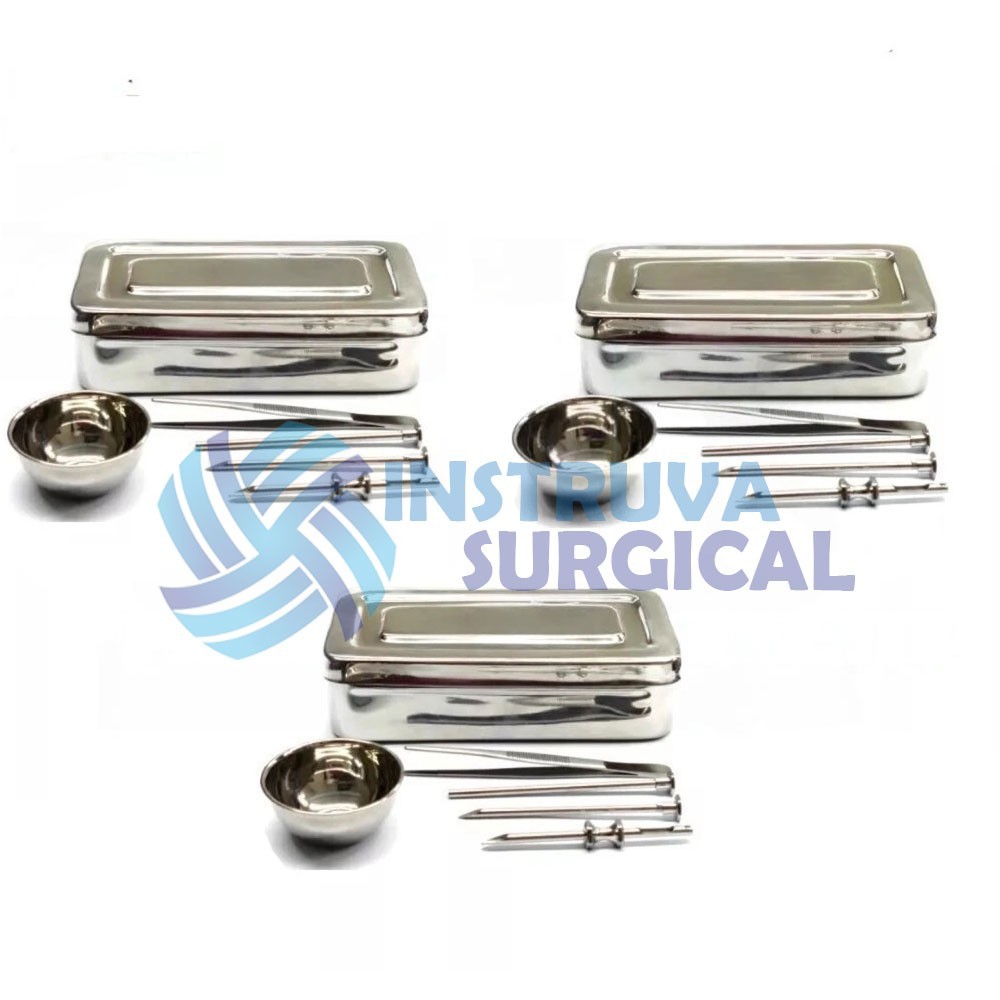 3 HRT Trocar kit 3.5mm 3 kits ,Hormone Replacement Pellet Insertion Kit 3 Sets