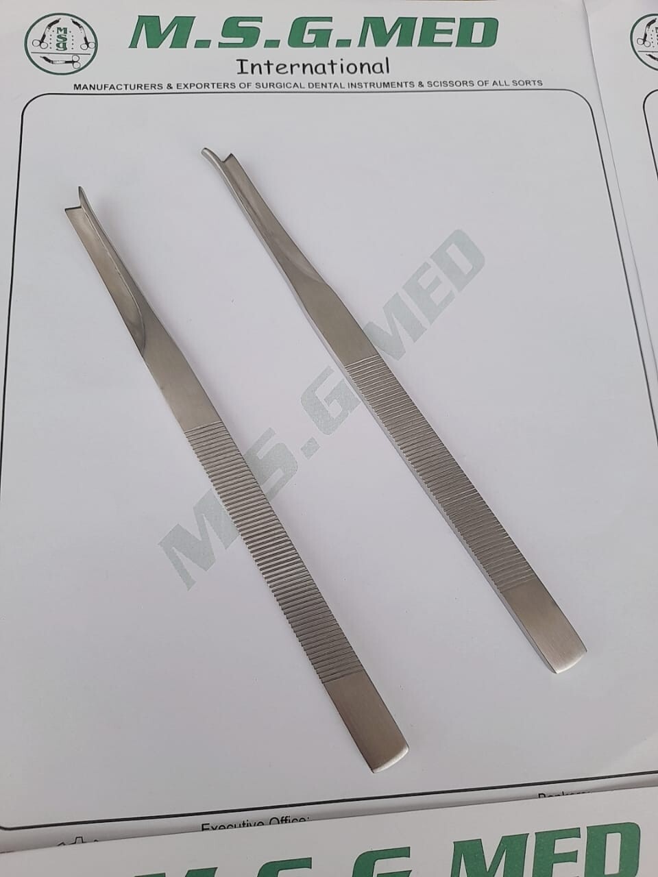 Silver Chisel With Guard (Frenchay) Left/Right Stainless Steel 2PCS Set Offer