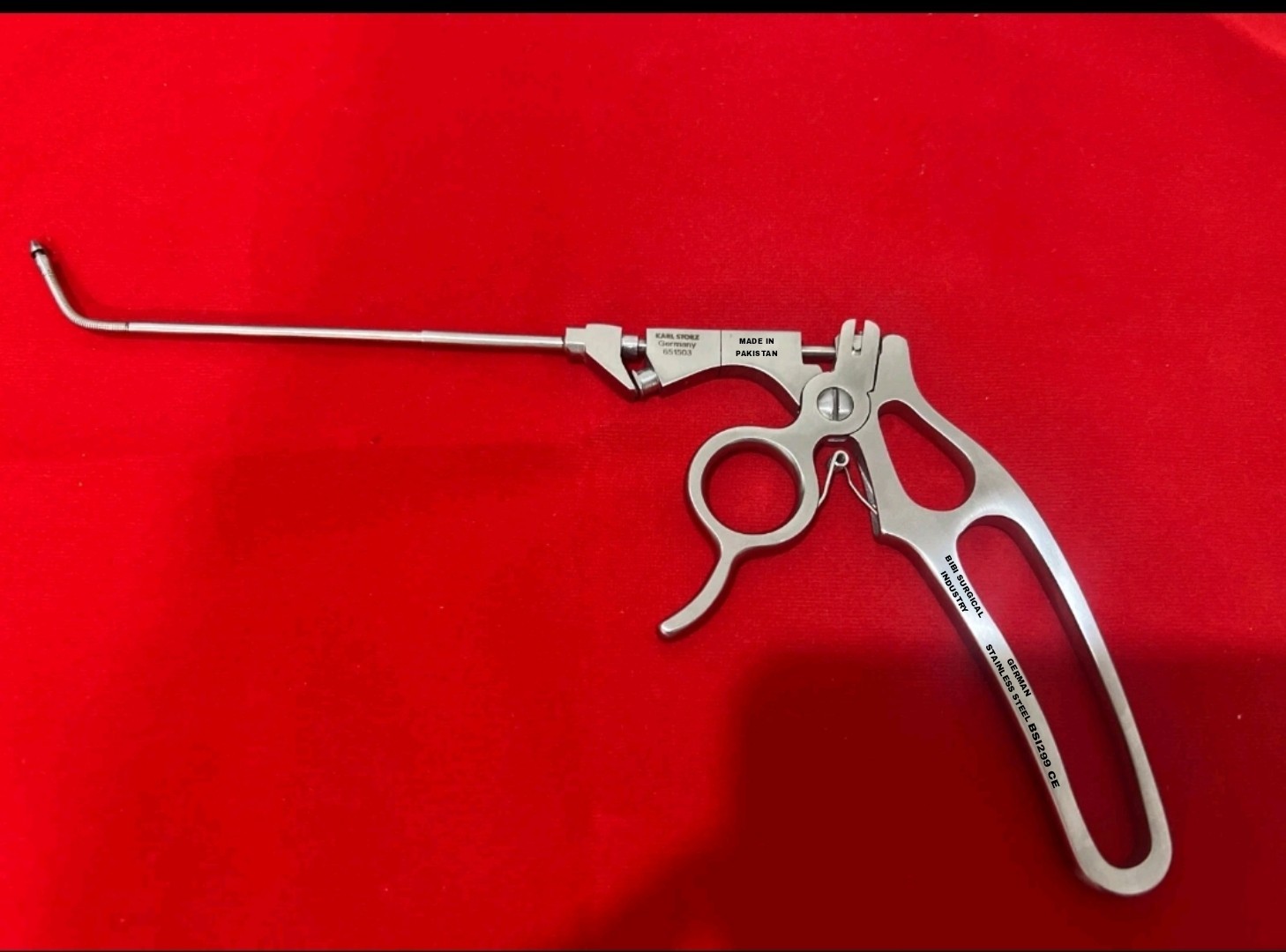 KARL STORZ 651503 HOSEMANN Frontal Sinus Nasal Recess Punch Circular Cutting 8″