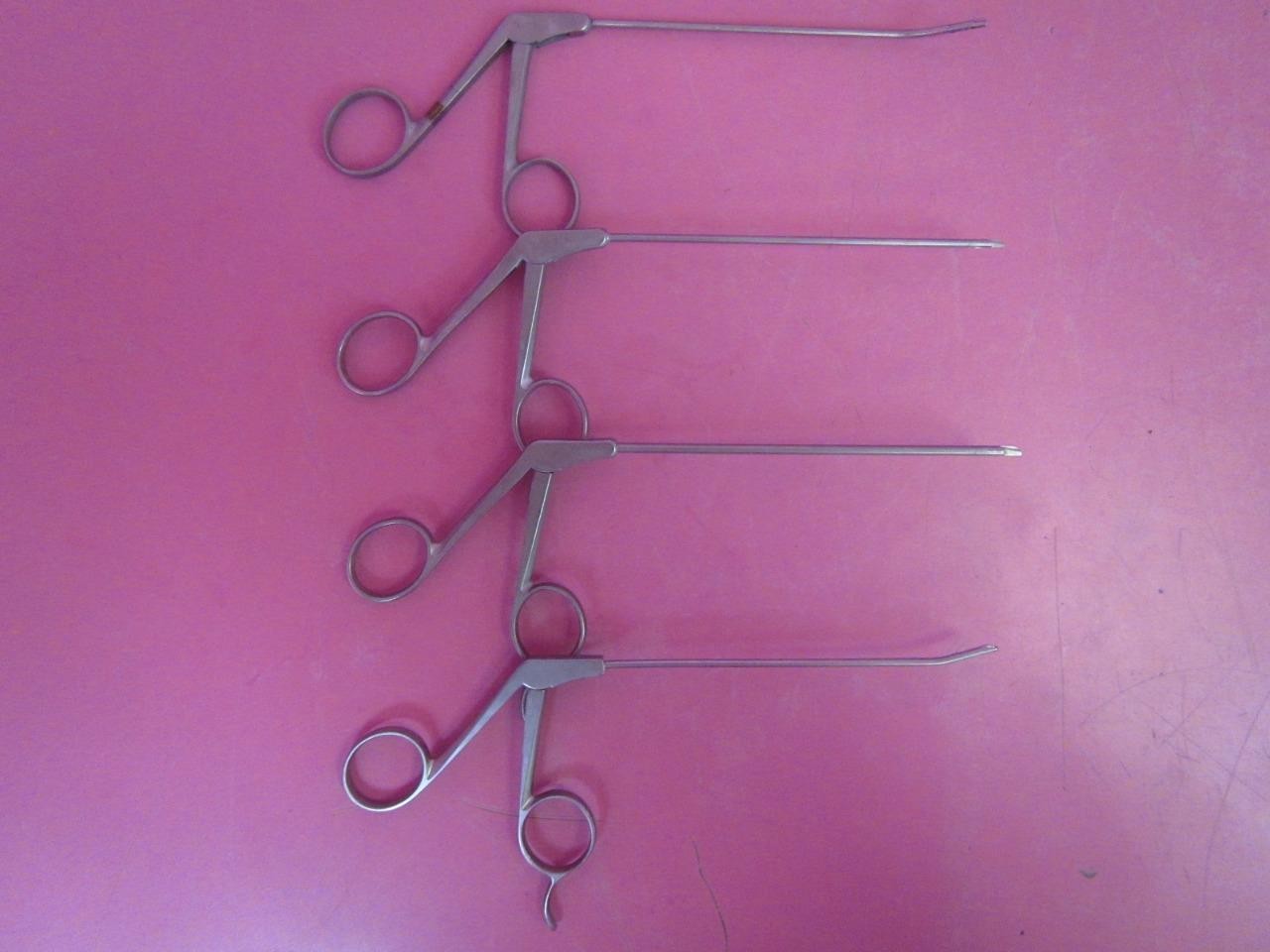 Lot of 8 Shutt-Linvatec Arthroscopic Instruments Forceps, Graspers, Scissors Set