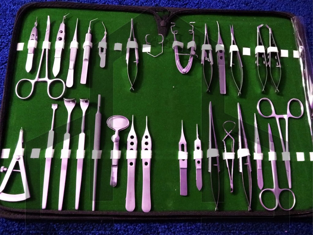 OPHTHALMIC Basic Eye Micro Surgery Kit O.R GRADE Surgical Instruments 30 Pcs