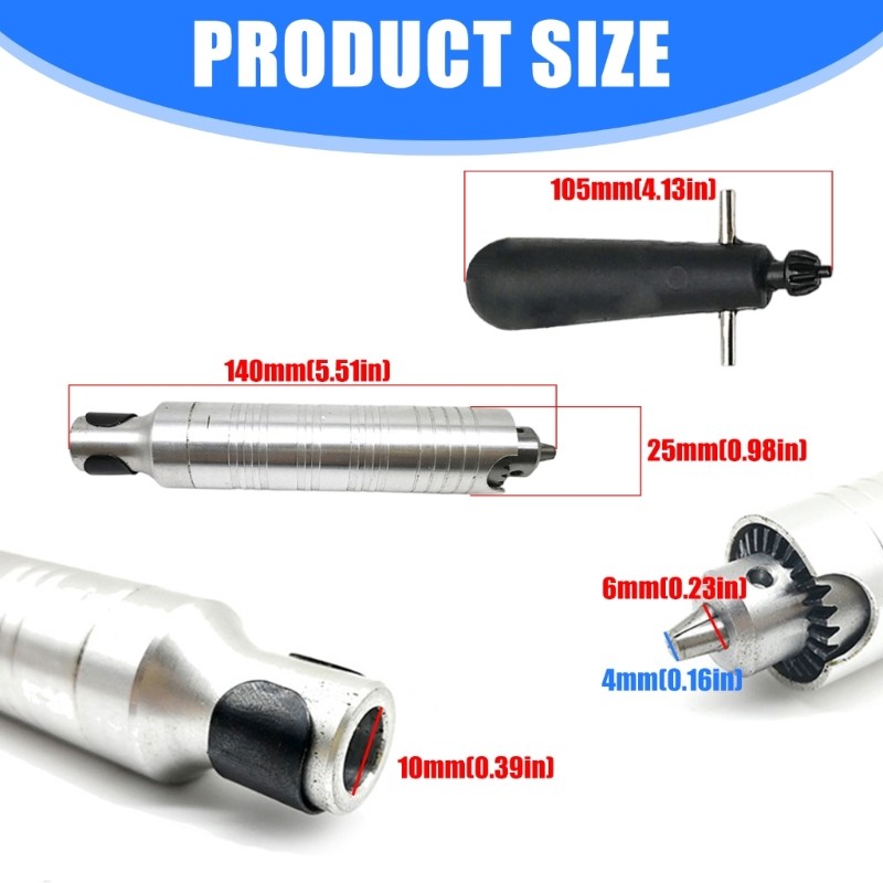 Universal Handpiece Chuck Grinders Tool Handle for Multiple Equipment Models