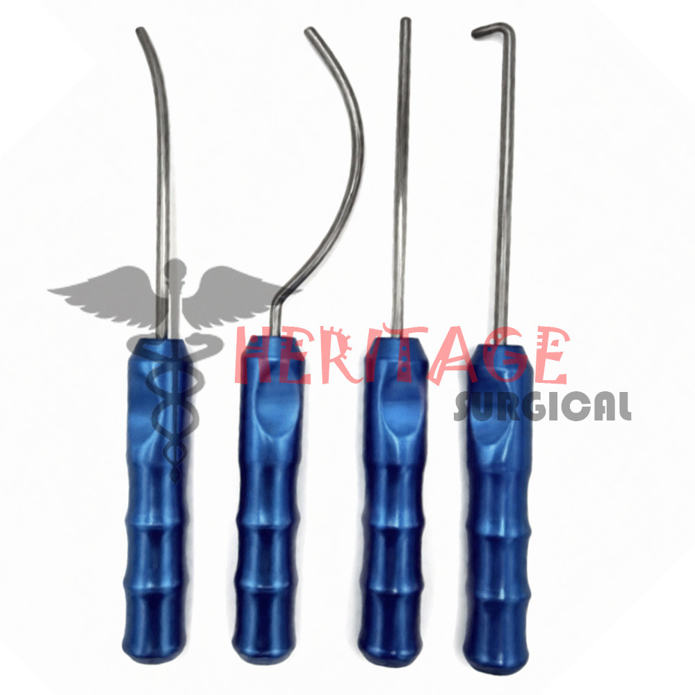 Viterbo’s Surgical Dissector Set 4Pcs Facelift Gliding Brow Lift Plastic Surgery