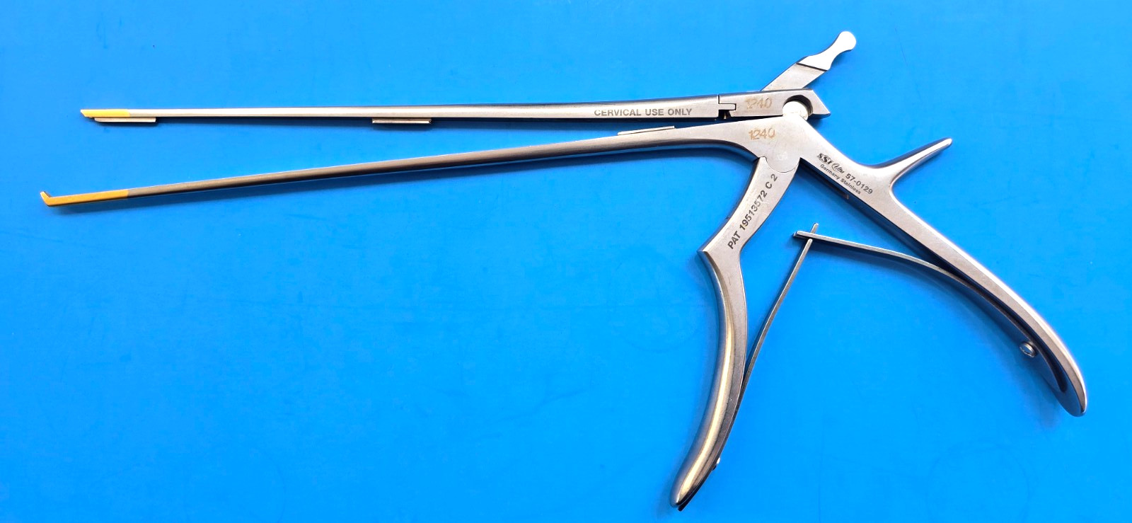 SSI Ultra Surgical Orthopedic Kerrison Rongeur 2mm x 40* Detachable 9″ Shaft