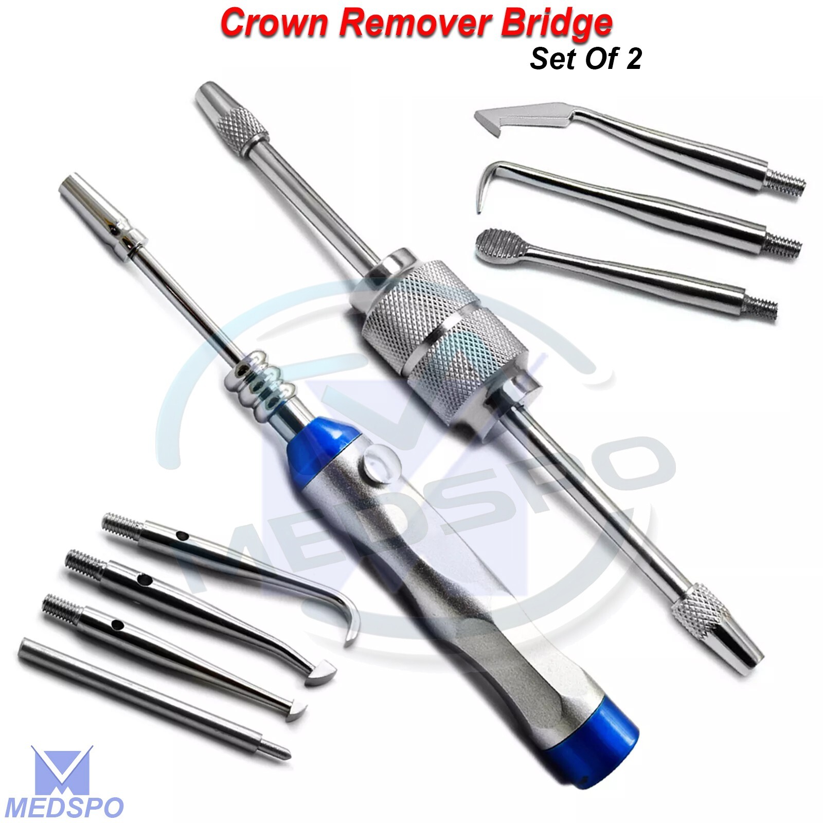 Surgical Automatic Turkish Crown Remover Manual Crown Remover With Attachments